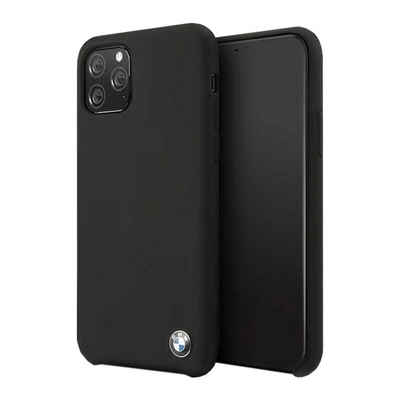 BMW Smartphone-Hülle BMW Cover Schutzhülle für Apple iPhone 11 Pro 5.8 Schwarz Silikon Case