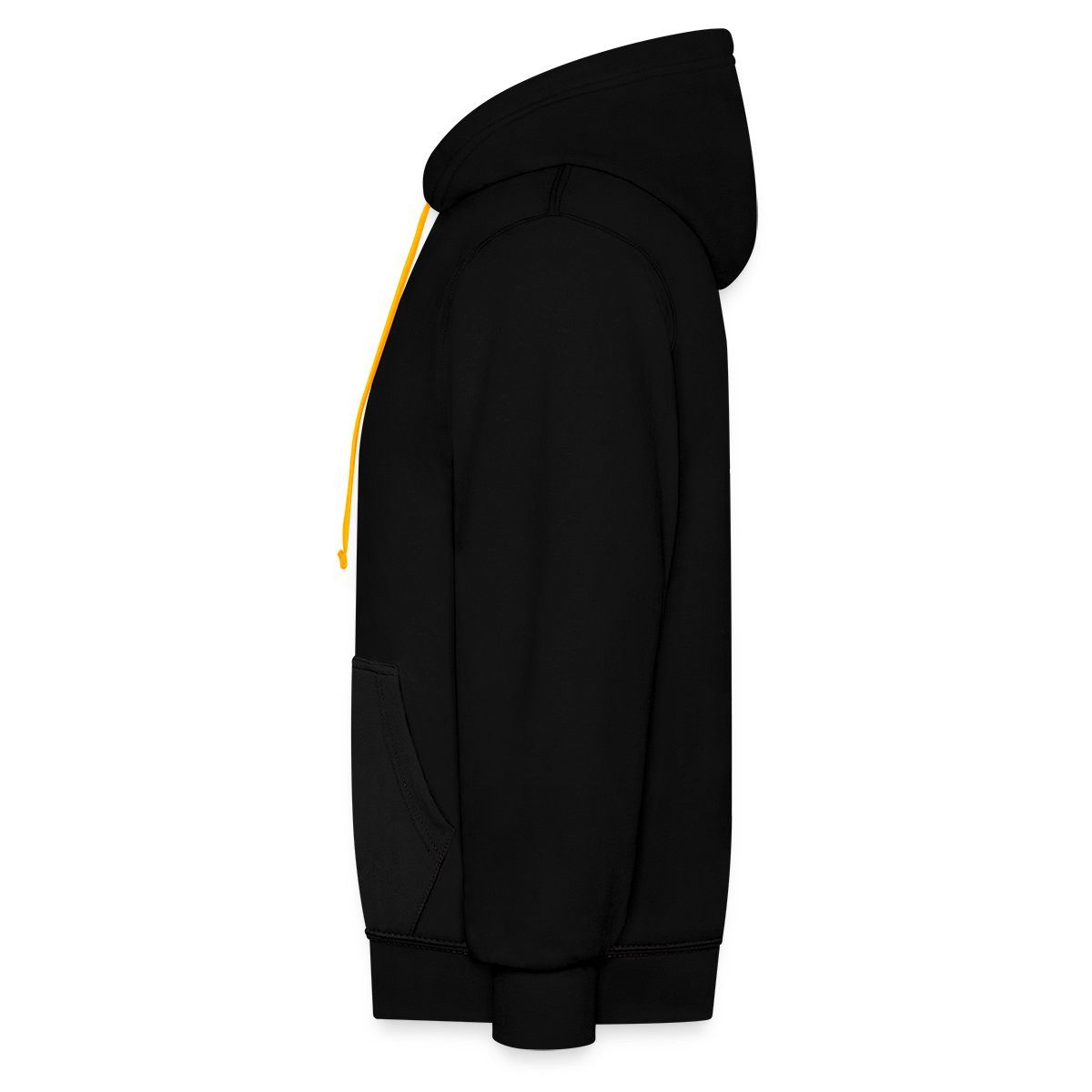 Hoodie Harry Potter Hufflepuff Gold monochrom Unisex Kontrast Hoodie