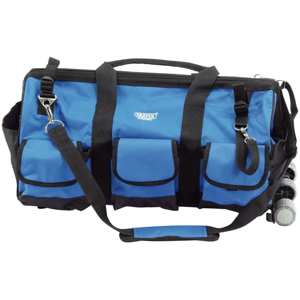 Schwarz und cm Draper 60×30×35 L Rollende Werkzeugtasche 58 Tools Blau Werkzeugtasche