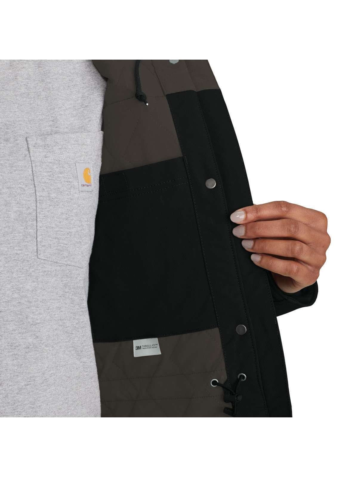 Carhartt Parka Carhartt Mantel Super Dux schwarz