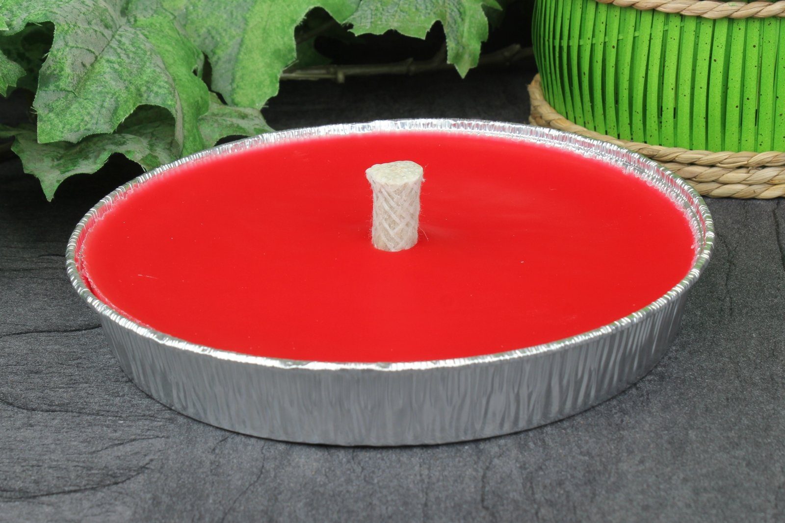 Wenzel Dekoschale Flammschale Alu 26/165 mm rubinrot von Wenzel