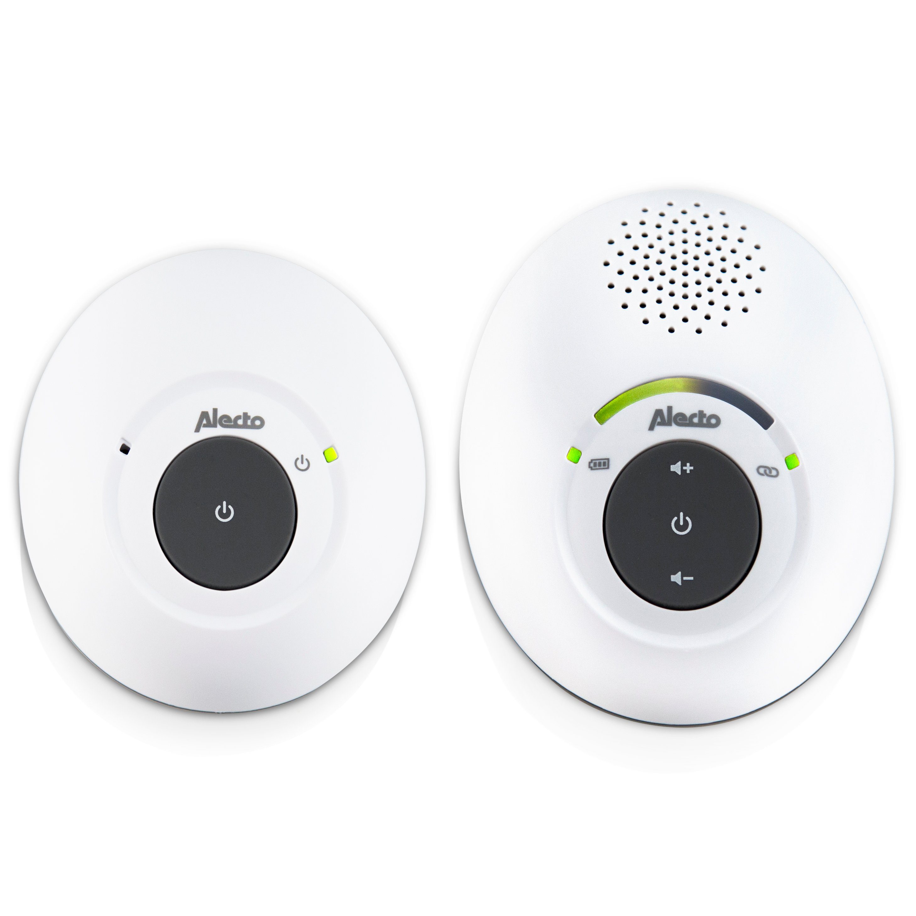 Alecto Baby Monitor DBX-115, 1-piece, up to 300m reception & 100% interference-free connection with Full ECO mode