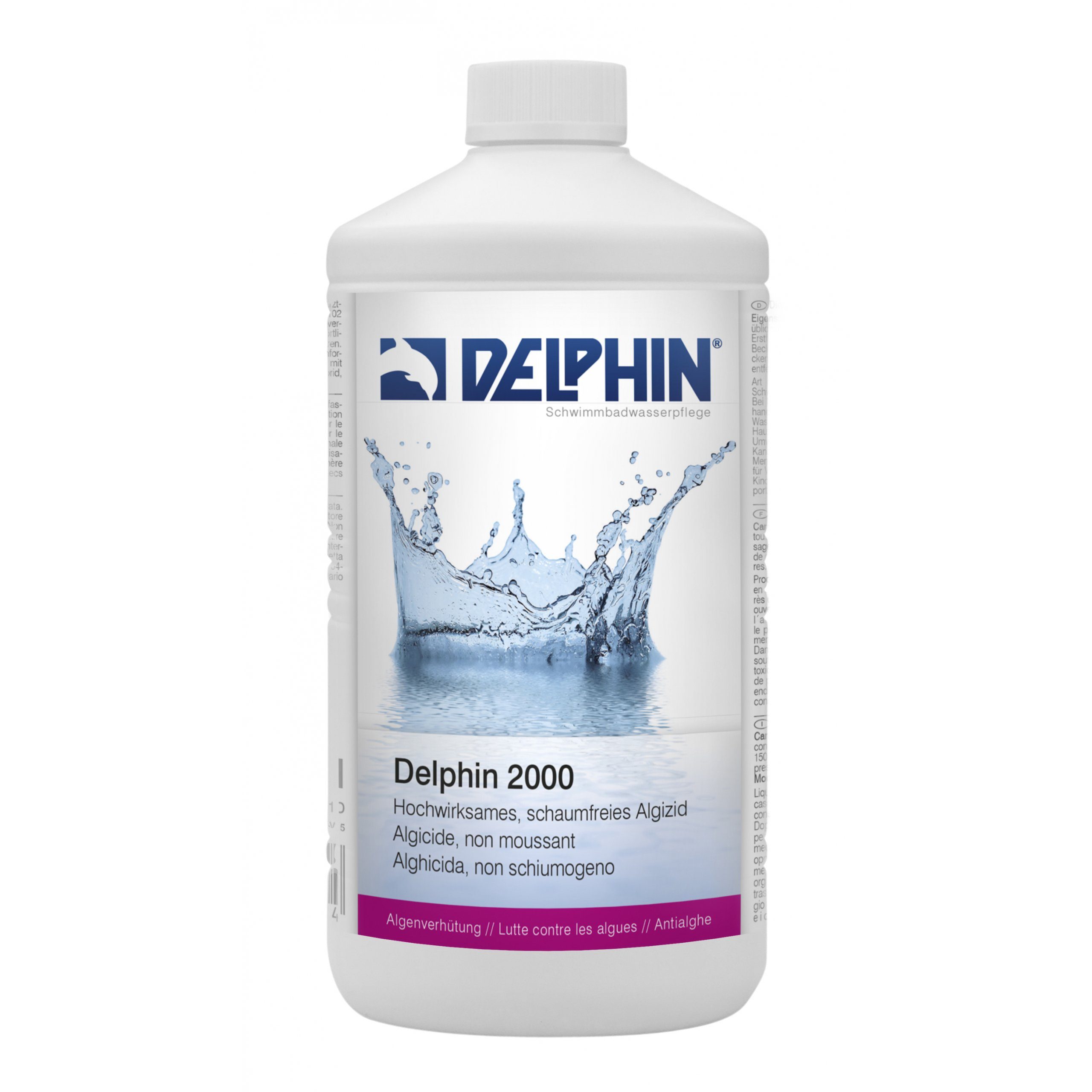 Chemoform Poolpflege Delphin 2000 Algenbekämpfung 1 L schaumfreies Algizid