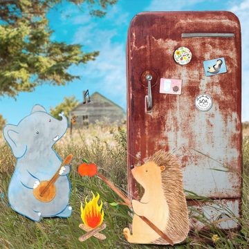 Mr. & Mrs. Panda Magnet Sommer - Geschenk, Notiz Magnet, Outdoor, Kühlschrank Dekoration, Jul (1-St), Farbenfroh und lebendig