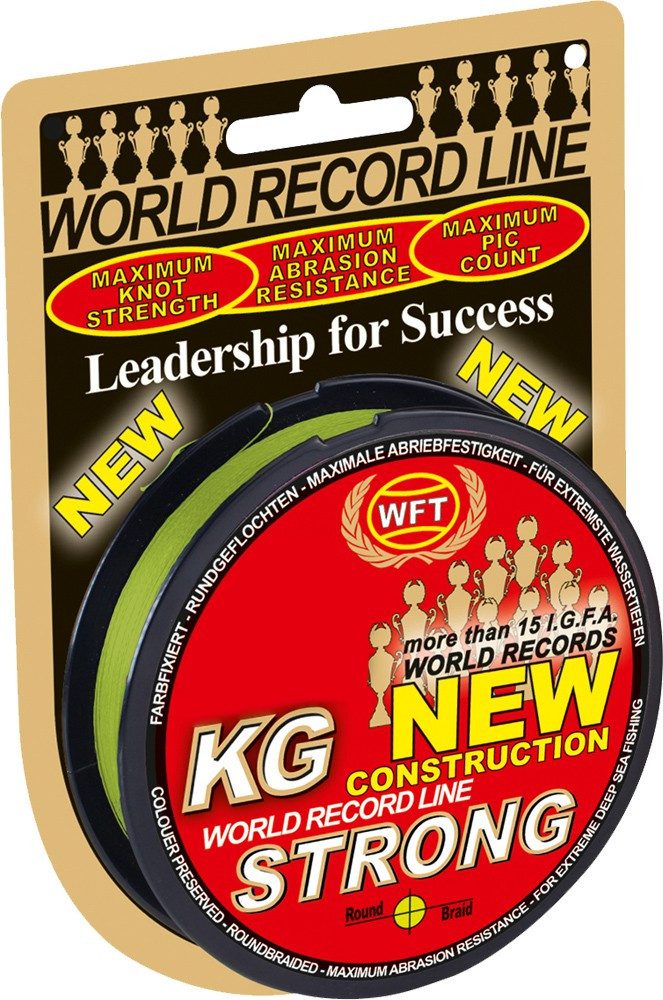 Angelschnur WFT KG STRONG Schnur 150m 0,18mm 22kg