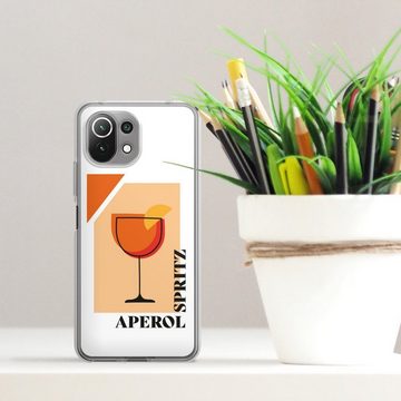 DeinDesign Handyhülle Aperol Spritz, Xiaomi Mi 11 Lite 5G NE Silikon Hülle Bumper Case Handy Schutzhülle
