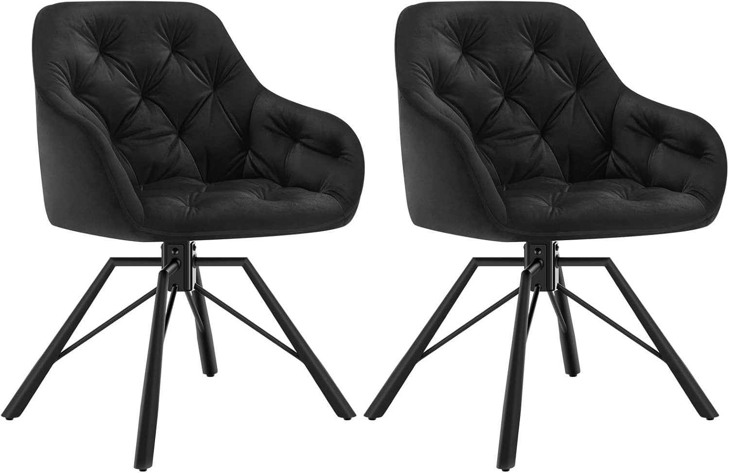 Woltu 4-Fußstuhl (2 St), drehbar, Esszimmerstuhl für Esszimmer Küche Wohnzi günstig online kaufen