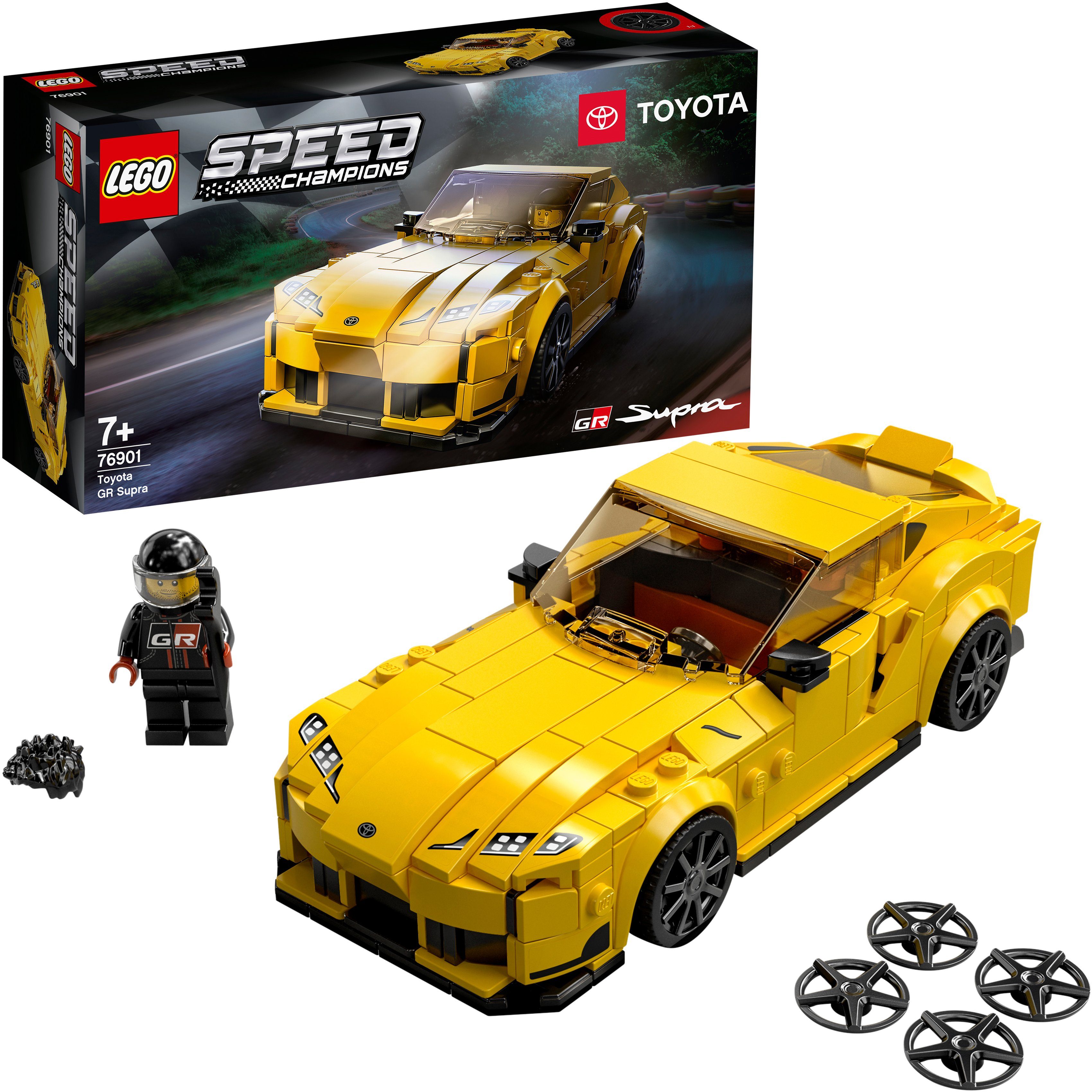 Image of LEGO® Konstruktionsspielsteine »Toyota GR Supra (76901), LEGO® Speed Champions«, (299 St)