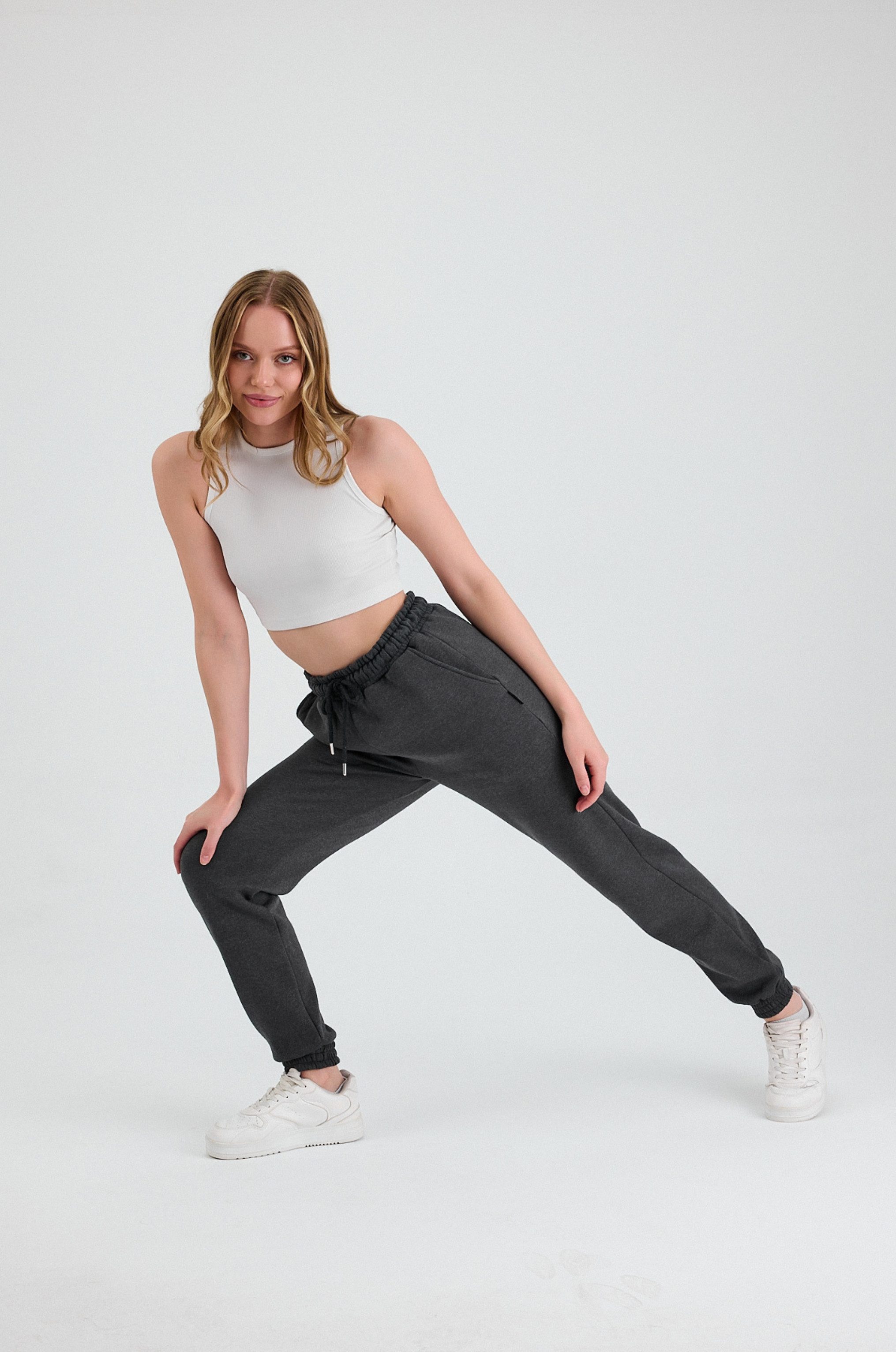COMEOR Jogginghose Damen -Baumwolle Warme Sporthose, Freizeithosen, Sweatpants