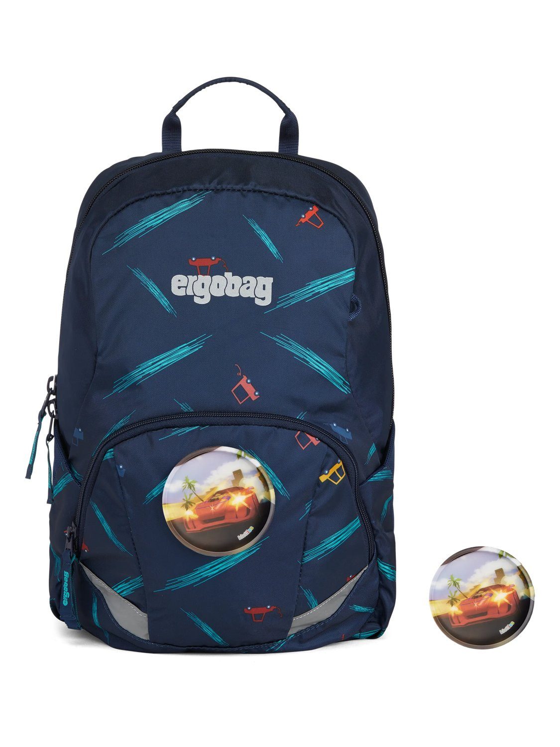ergobag Kinderrucksack Ease Large, passend für DIN-A4