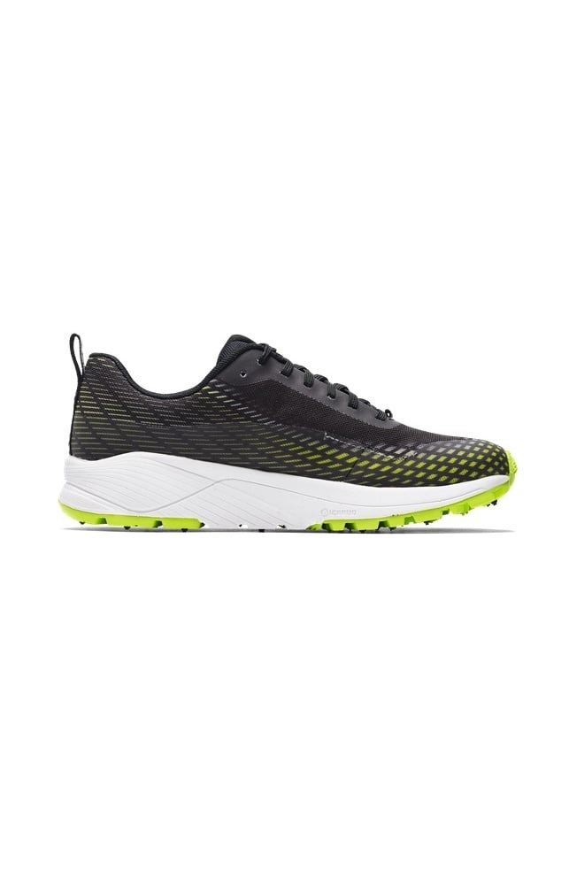 Icebug NewRun BUGrip - mit 17 dynamischen Hartmetall-Spikes - schwarz/lime Laufschuh