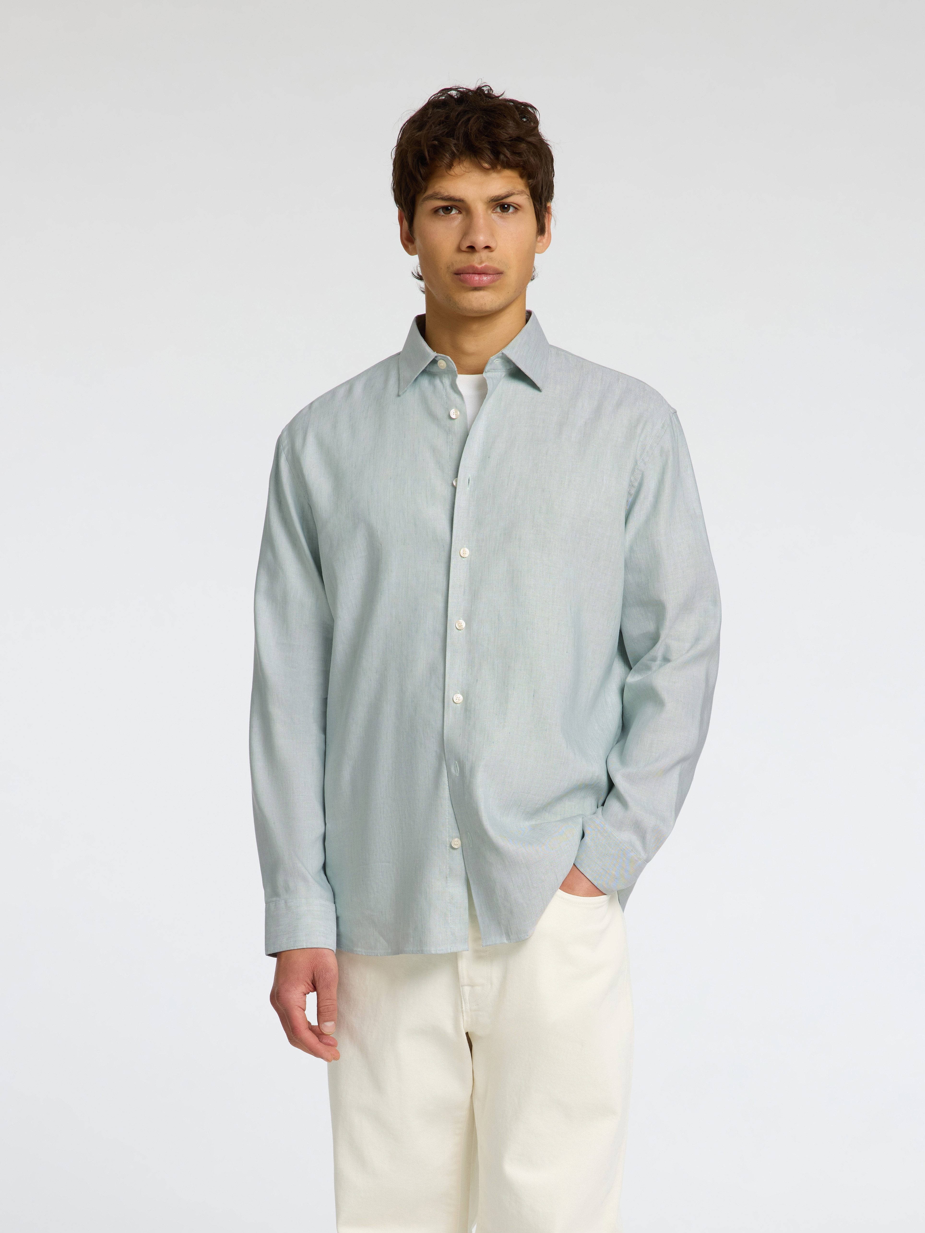 SELECTED HOMME Langarmhemd "SLHREG-LEO LIGHT SHIRT LS NOOS", mit Lyocell un günstig online kaufen