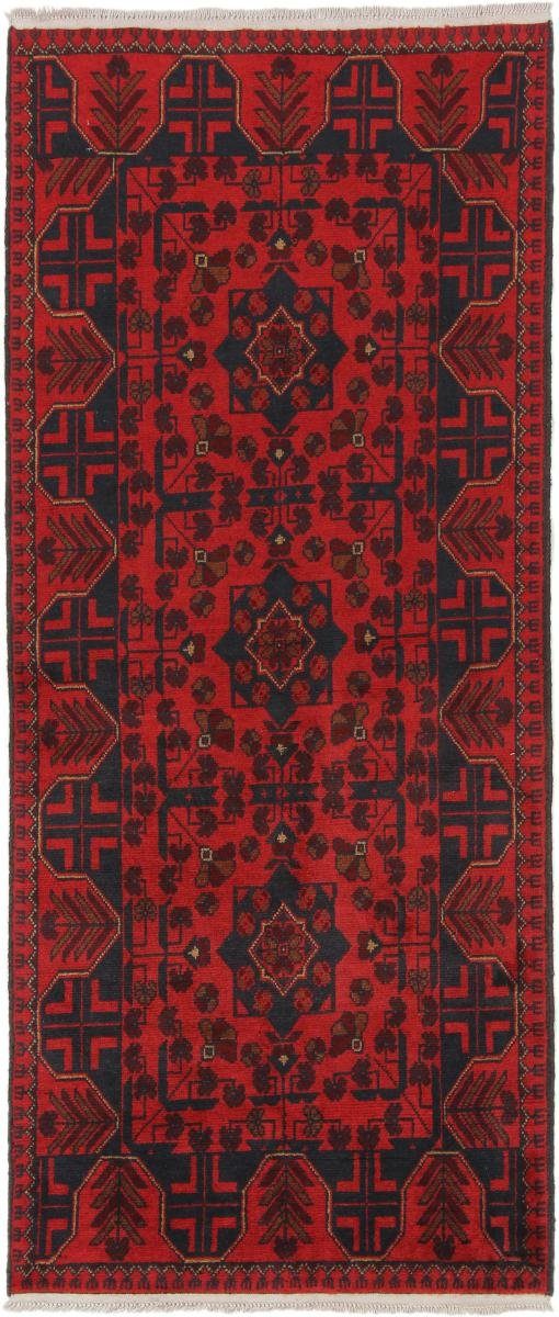 Orientteppich Khal Mohammadi 80x190 Handgeknüpfter Orientteppich Läufer, Nain Trading, rechteckig, Höhe: 6 mm