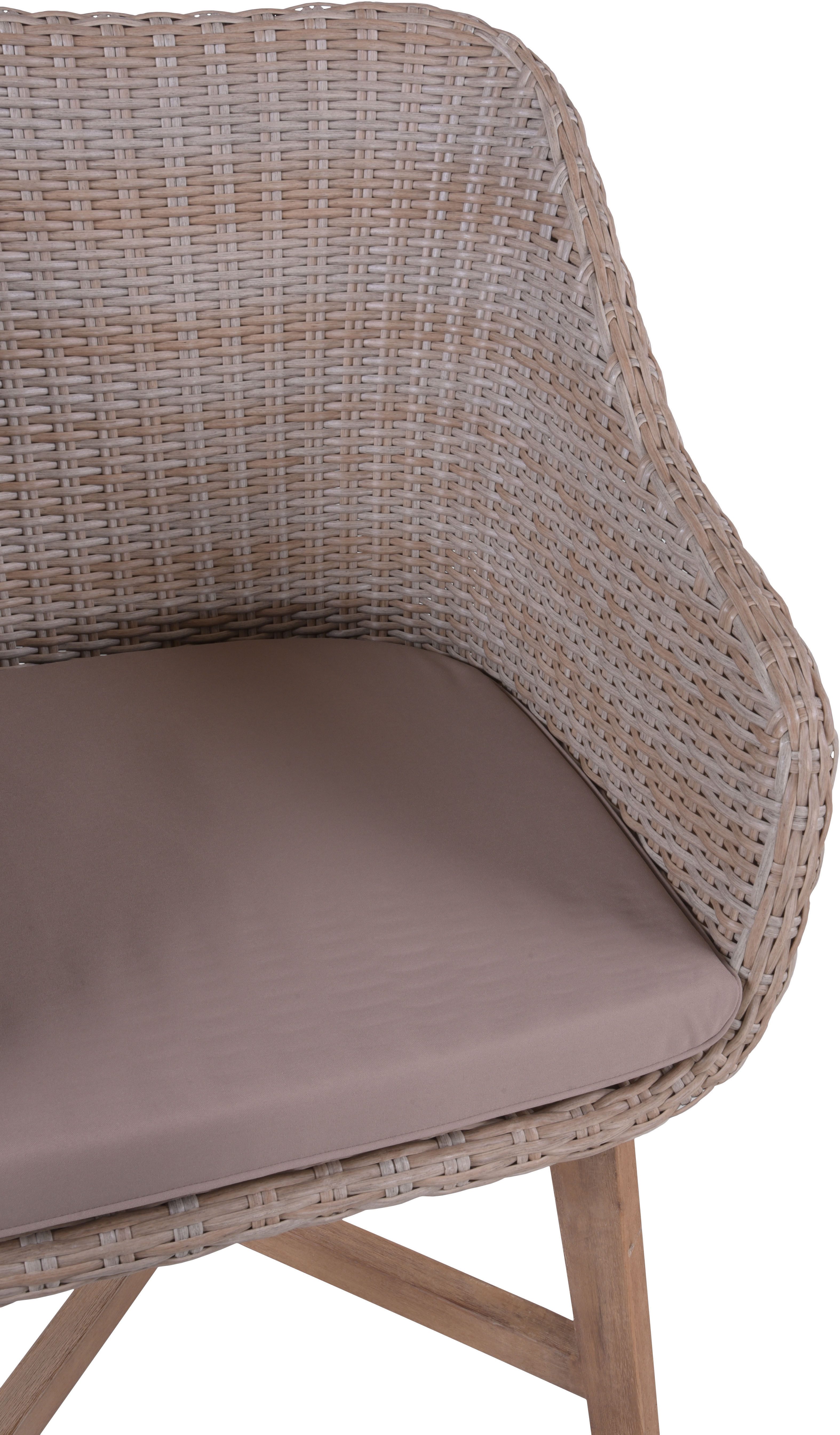 Garden Pleasure Gartenlounge-Sessel OAKLAND (Set, 4-St), inkl. Auflagen