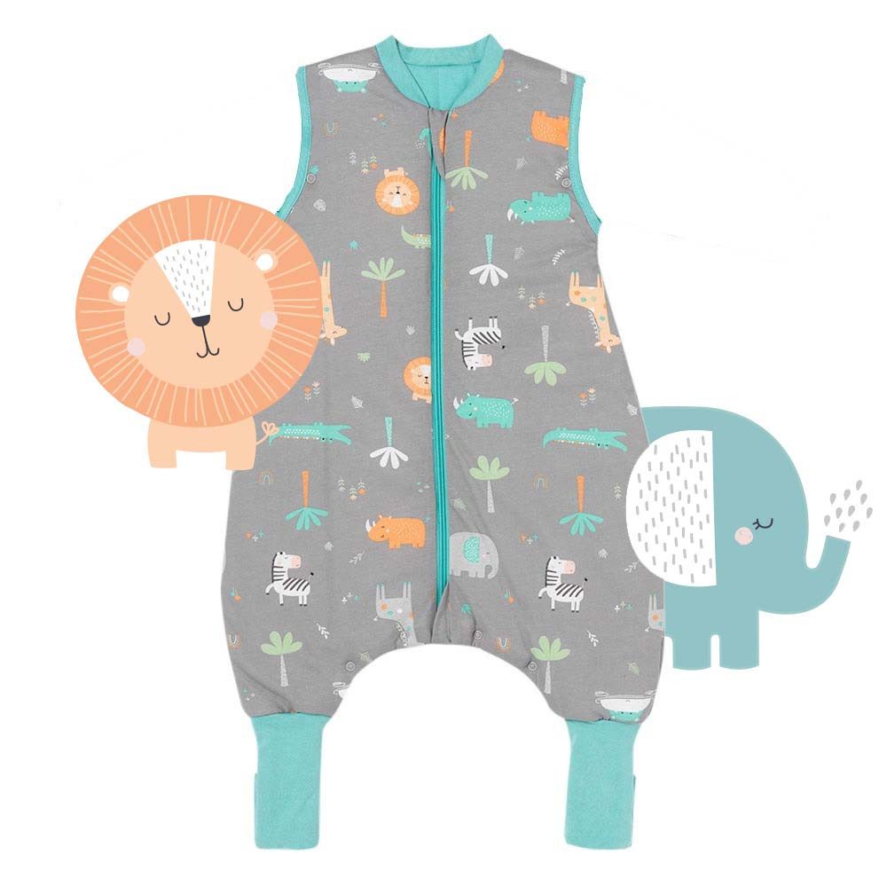 Schlummersack Kinderschlafsack Schlafsack mit Füßen und umklappbaren Bündch günstig online kaufen