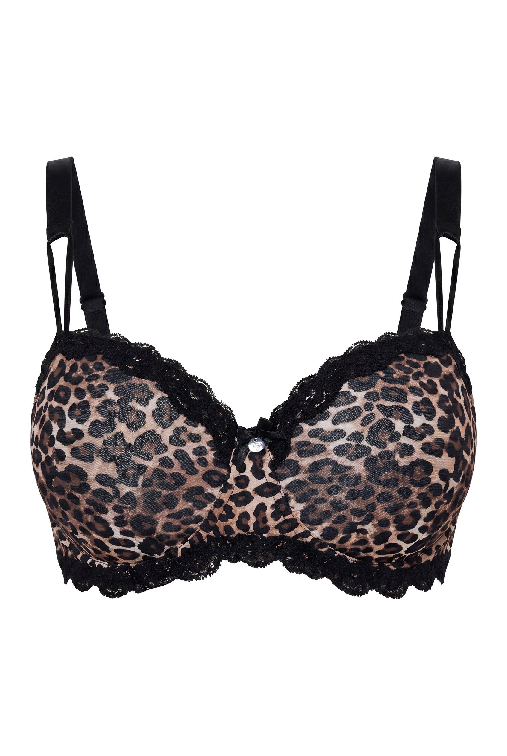 Ulla Popken Multiway-BH TruYou Push-Up-BH Bügel Push-Up-Softschalen Leo – Bild 2 von 4