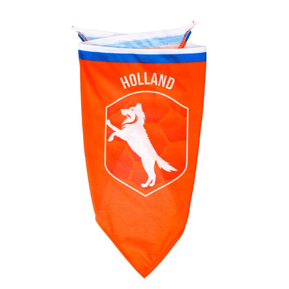 Holland Animal Care Tierquietschie Oranje Bandana Hup Holland M