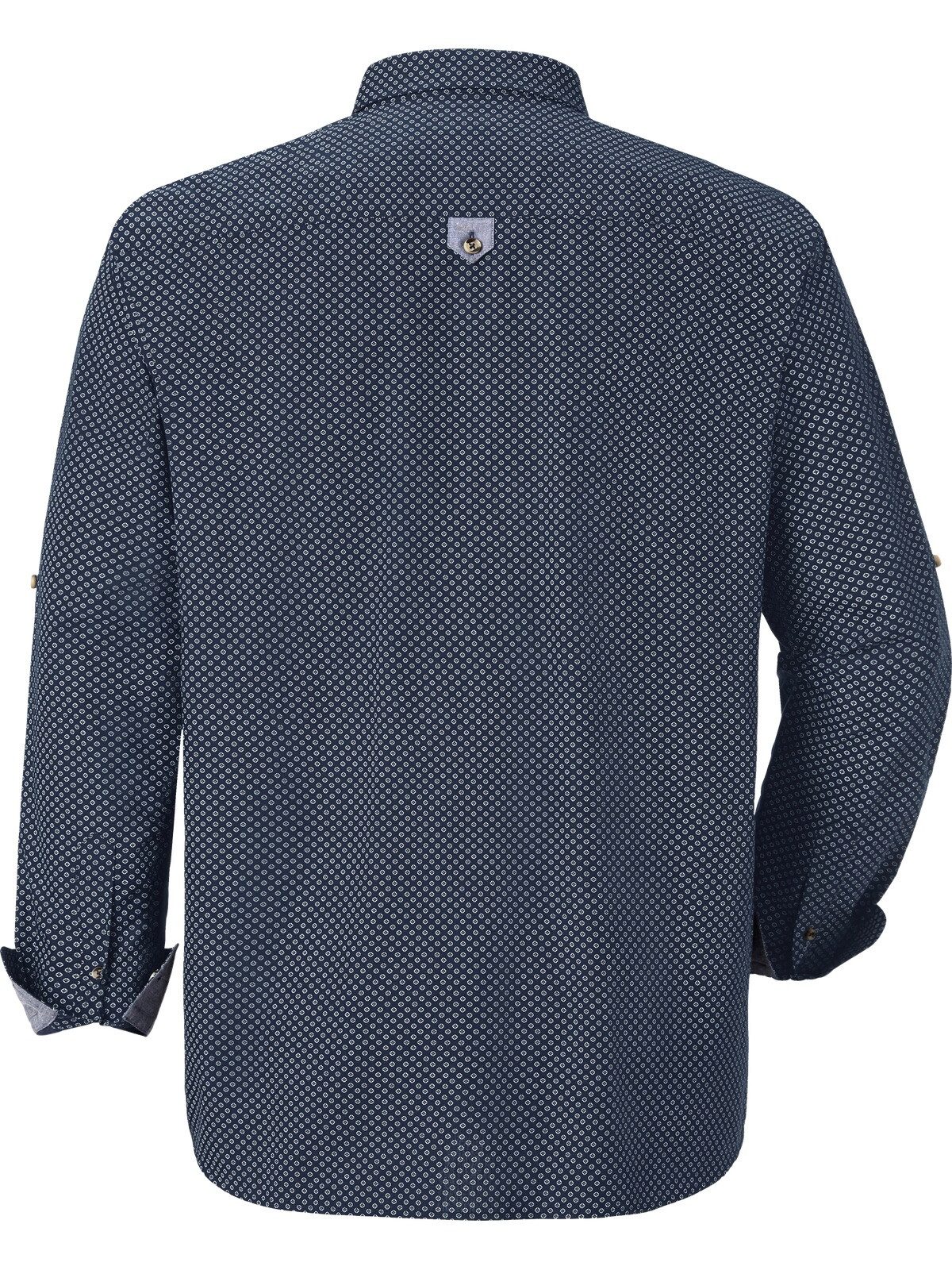 Jan Vanderstorm Langarmhemd RAIKO zum Hochkrempeln mit Knopf günstig online kaufen