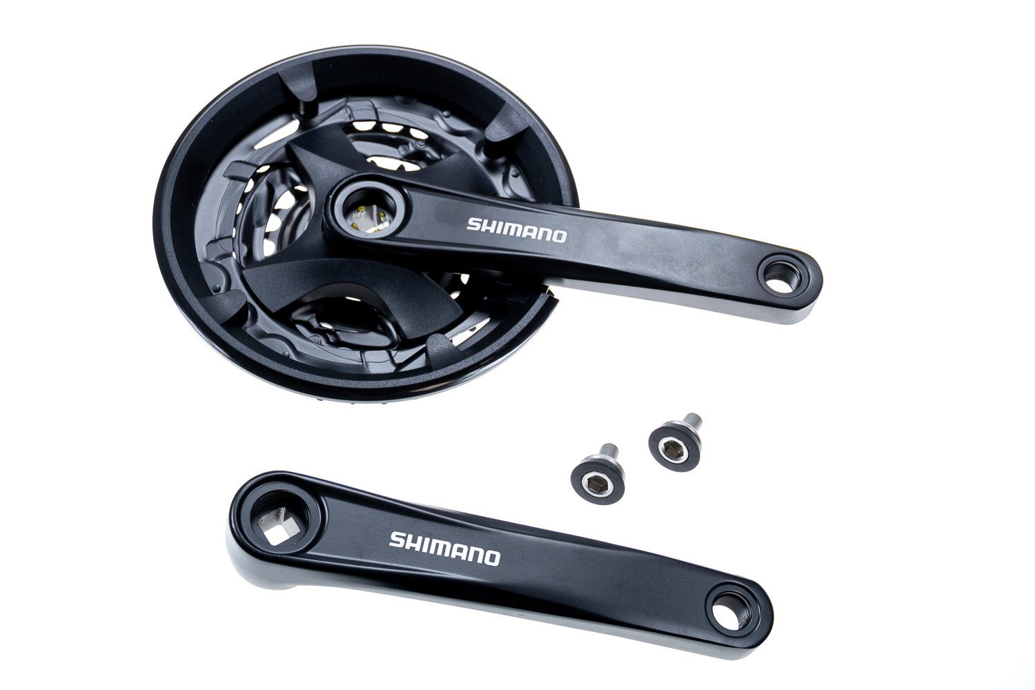 Shimano Fahrradkurbel SHIMANO Altus M2000 Kurbel Garnitur FC-MT101 Vierk