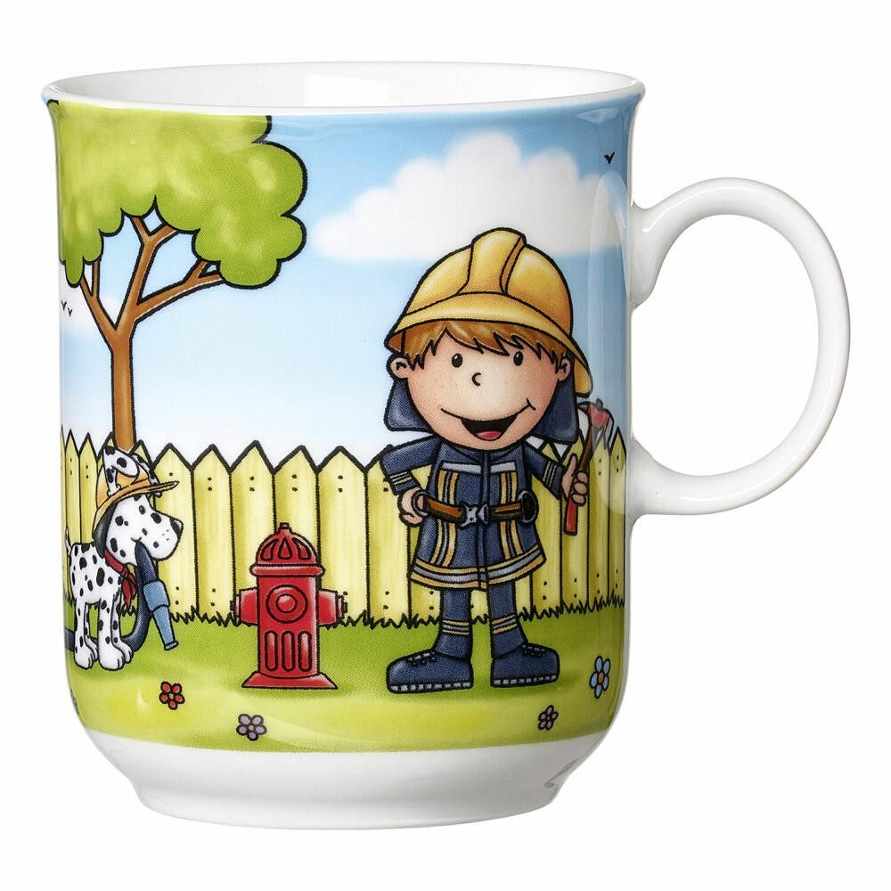 Ritzenhoff & Breker Kinderbecher Feuerwehrmann Bernie 270 ml, Porzellan
