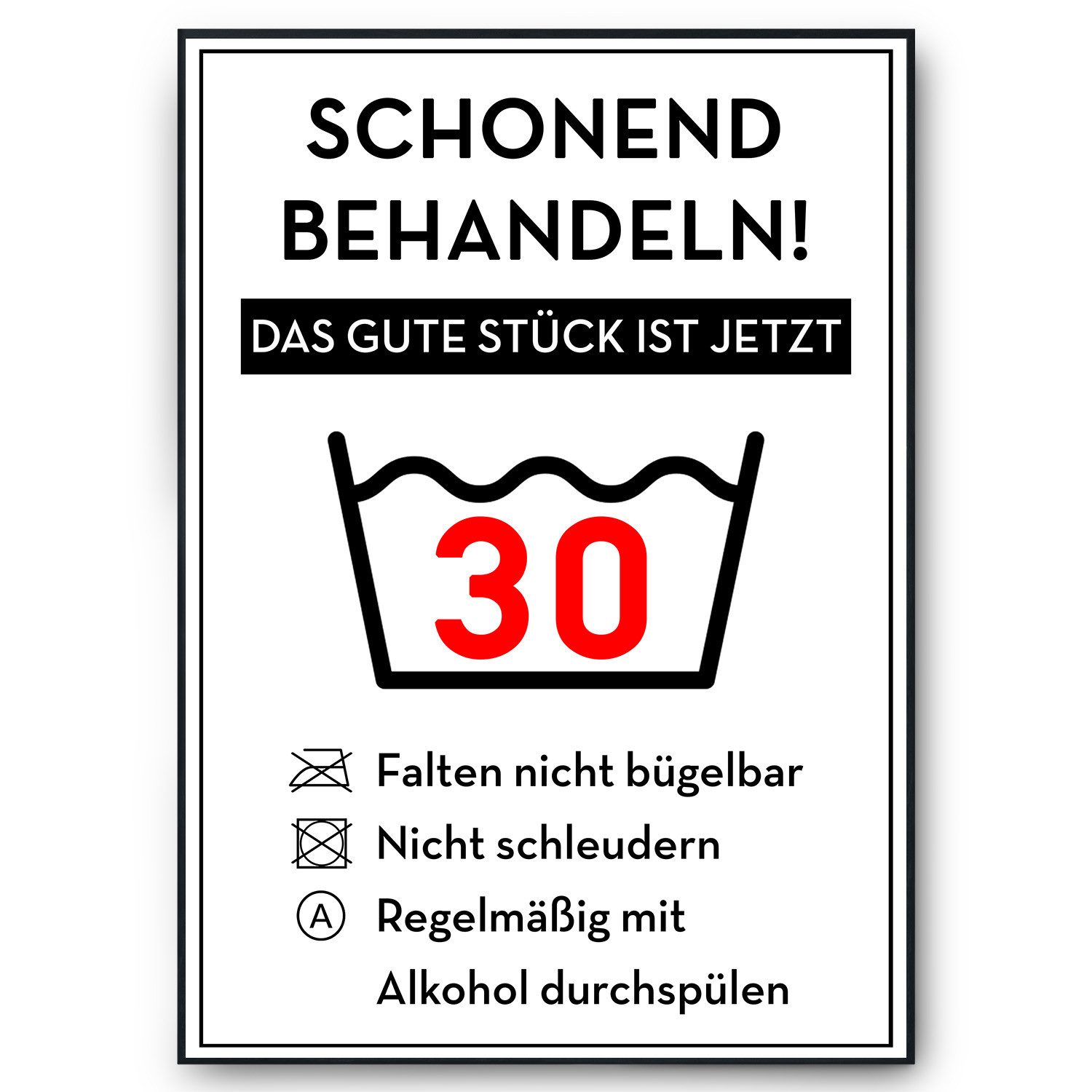 Tigerlino Poster Geburtstag Geschenk Urkunde Lustig Geburtstagskarte Deko W günstig online kaufen