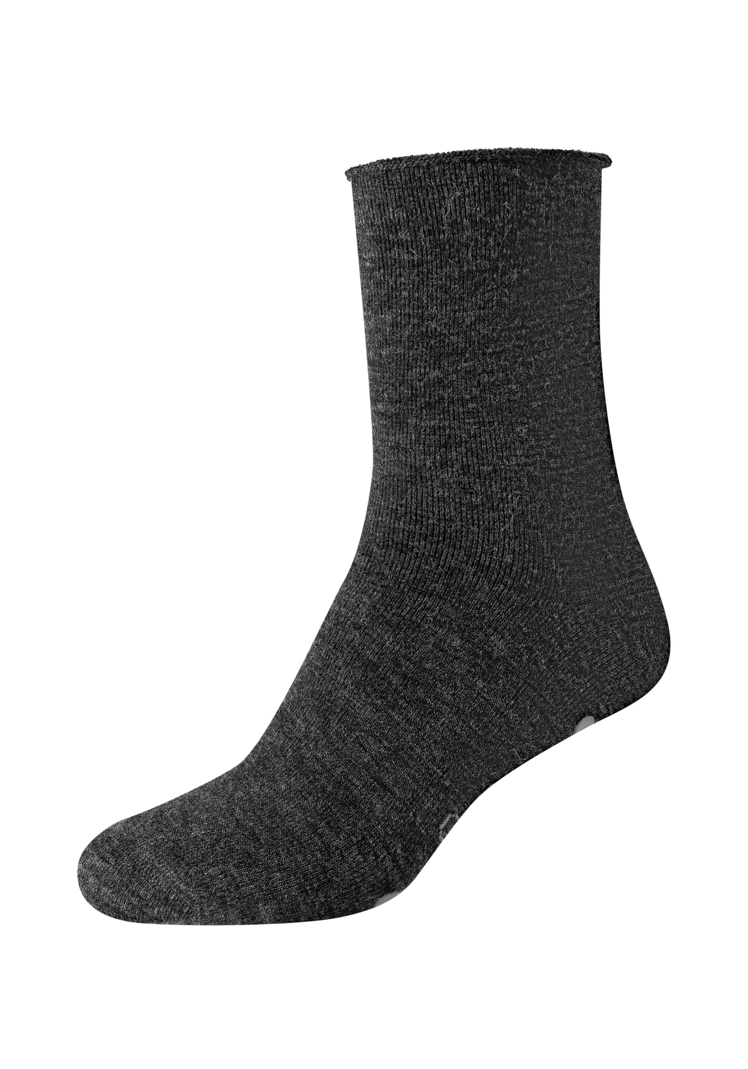 Camano ABS-Socken warm & cozy (2-Paar) mit Anti-Rutsch Noppen