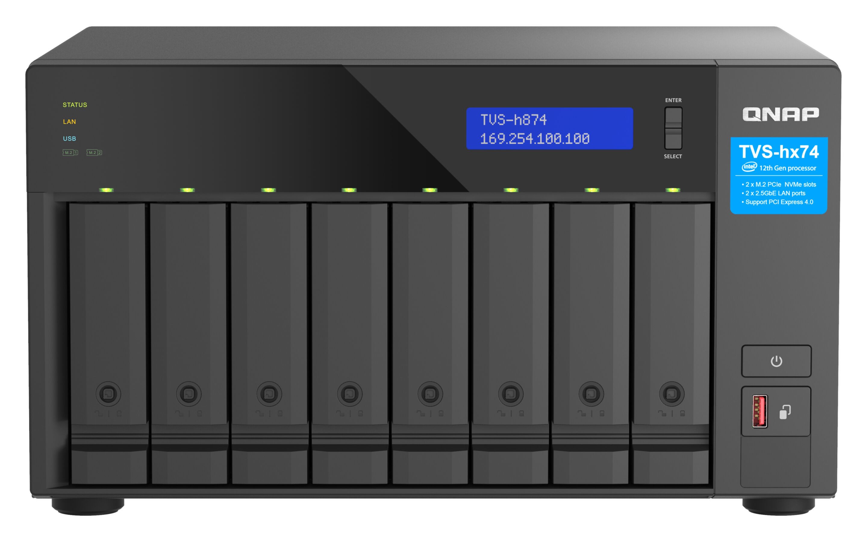 QNAP TVS-h874 NAS-Server