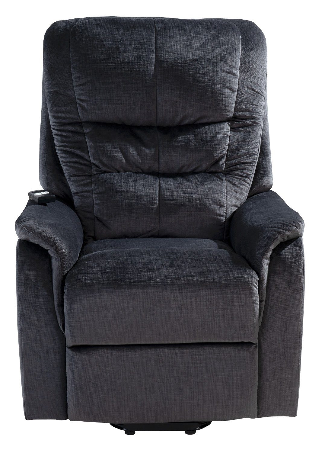 Femo Trade TV-Sessel FM-335L2, Anthrazit, Mikrofaserbezug, 2-motorig, (1 Sessel), elektrische Relaxfunktion & Aufstehhilfe, kabelgebundene Fernbedienung