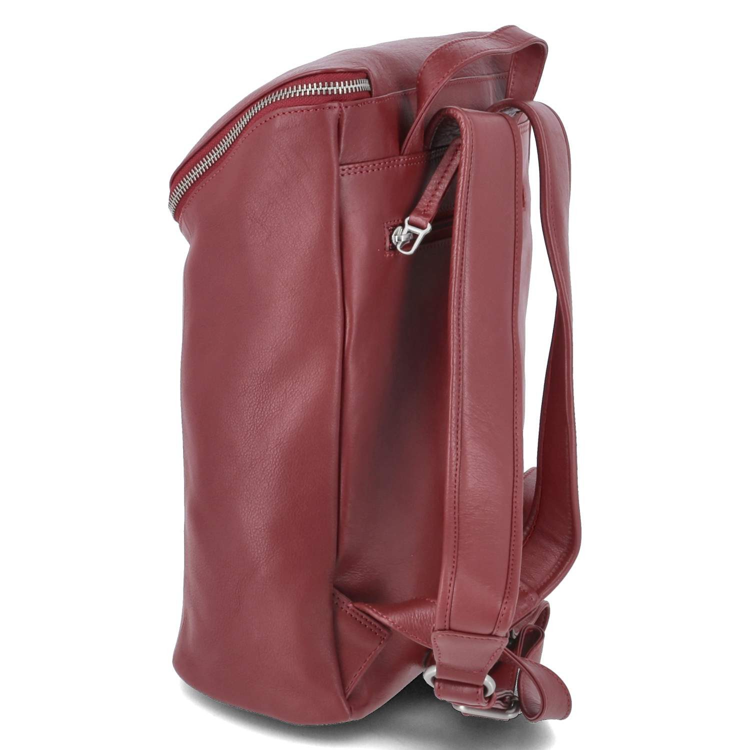 Beliana Cityrucksack Beliana BEL5473-07 Rucksäcke Glattleder rot günstig online kaufen
