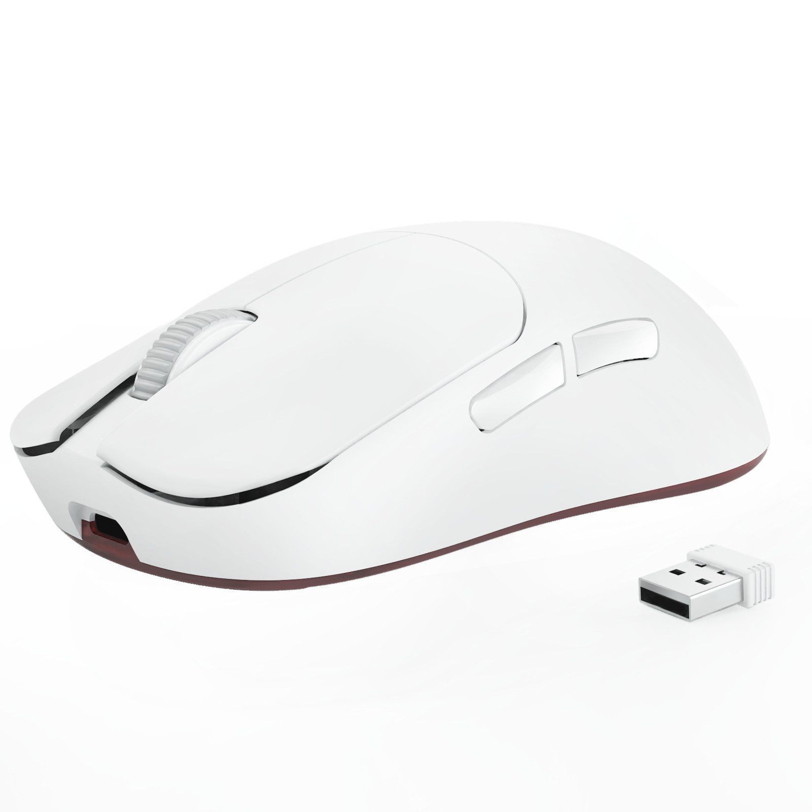 AJAZZ AJ099 Kabellos Gaming Maus, 54g Ultra-leicht Esports Maus Gaming-Maus (2.4G, USB-C, 2.4G,20 Mio Zyklen)