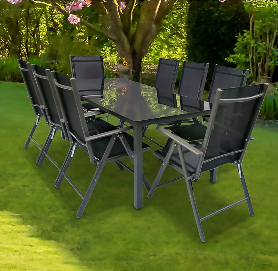 VCM Sitzgruppe »Alu Garten Sitzgruppe 190 x 80