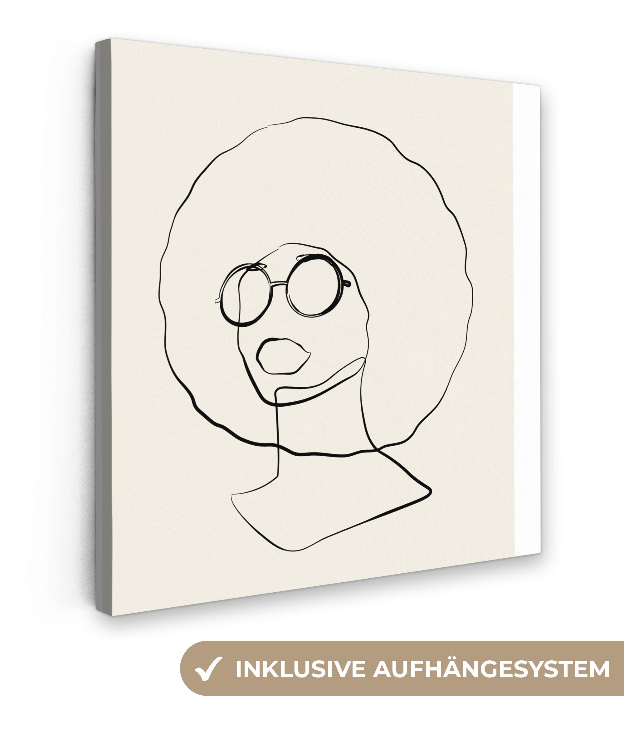 OneMillionCanvasses® Leinwandbild Text - Frauen - günstig online kaufen