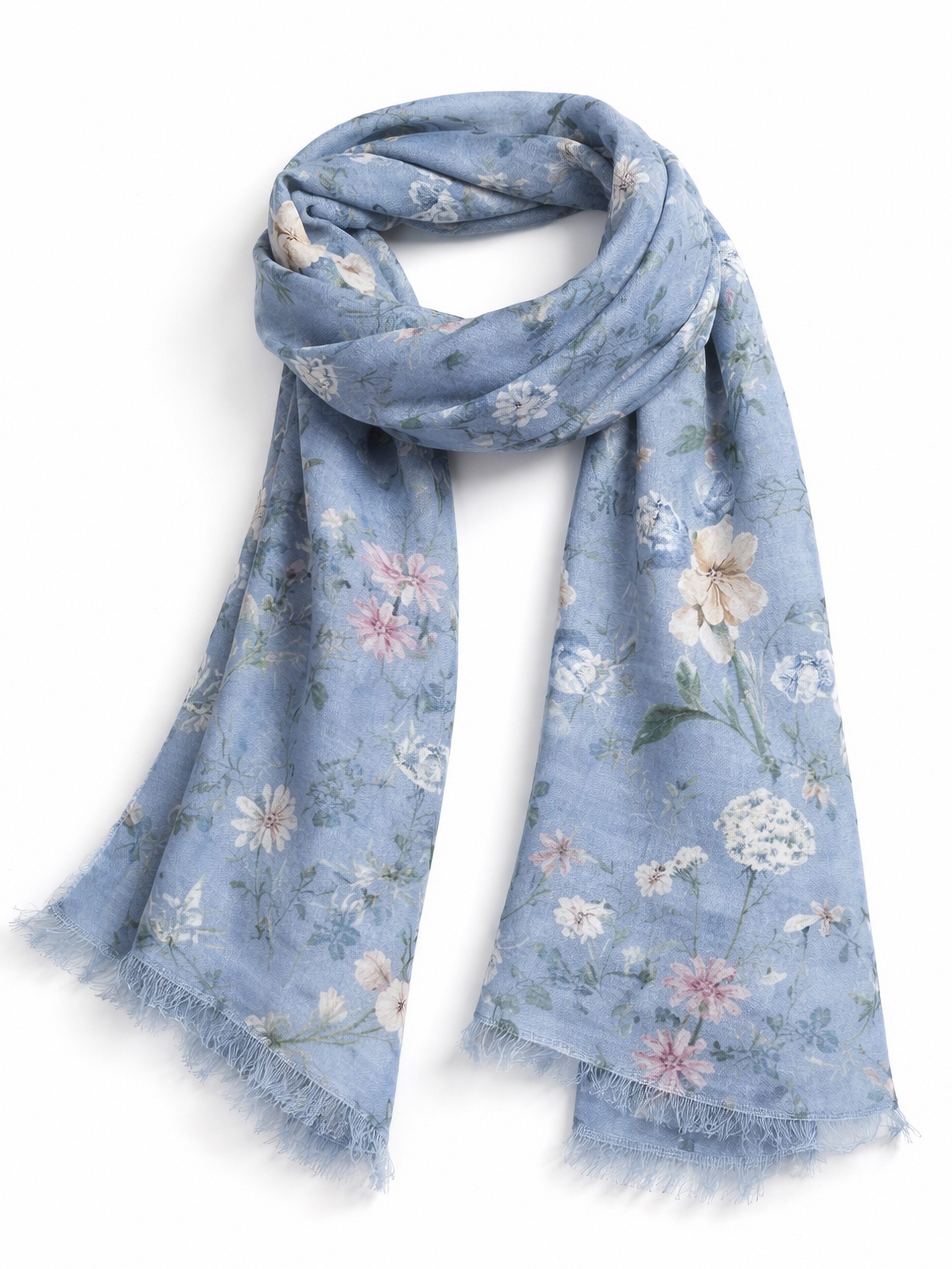 COLLEZIONE ALESSANDRO Modeschal Flora, (1-St), aus super-soft Viskose, mit Blumen Motiv