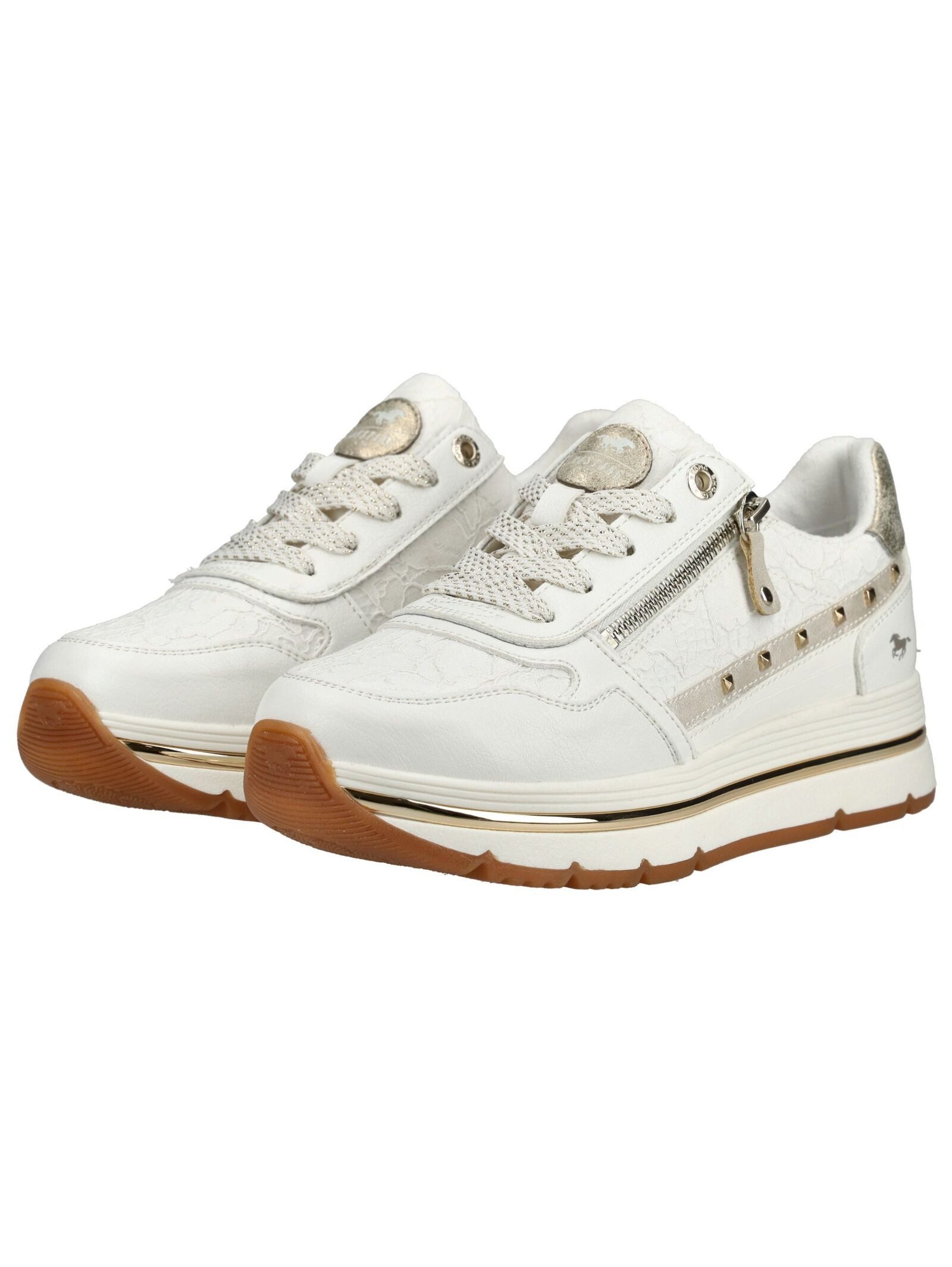 Mustang Shoes Mustang Shoes Sneaker Lederimitat/Textil Sneaker – Bild 4 von 5