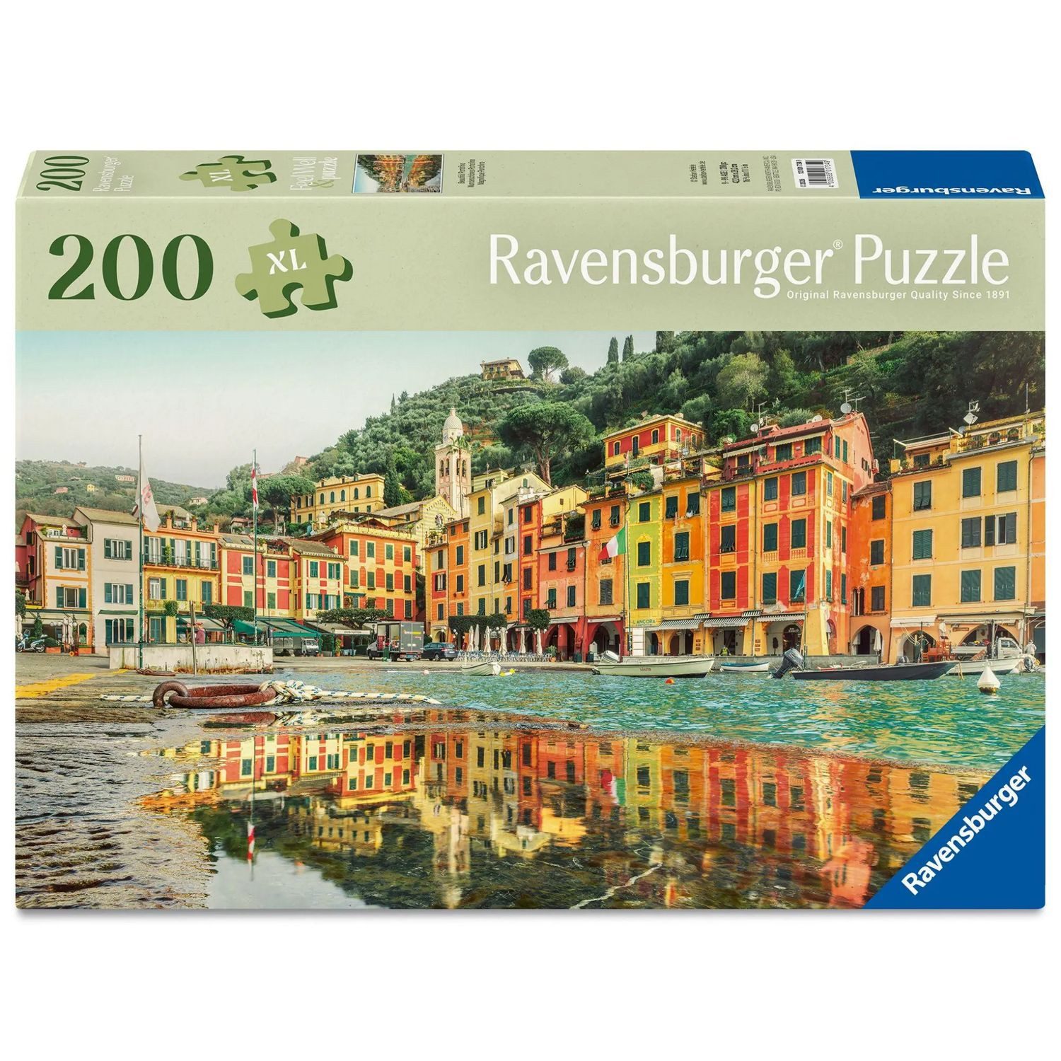 Ravensburger Puzzle Feel Well & Puzzle 200 Teile - Wunderschönes Portofino, 200 Puzzleteile