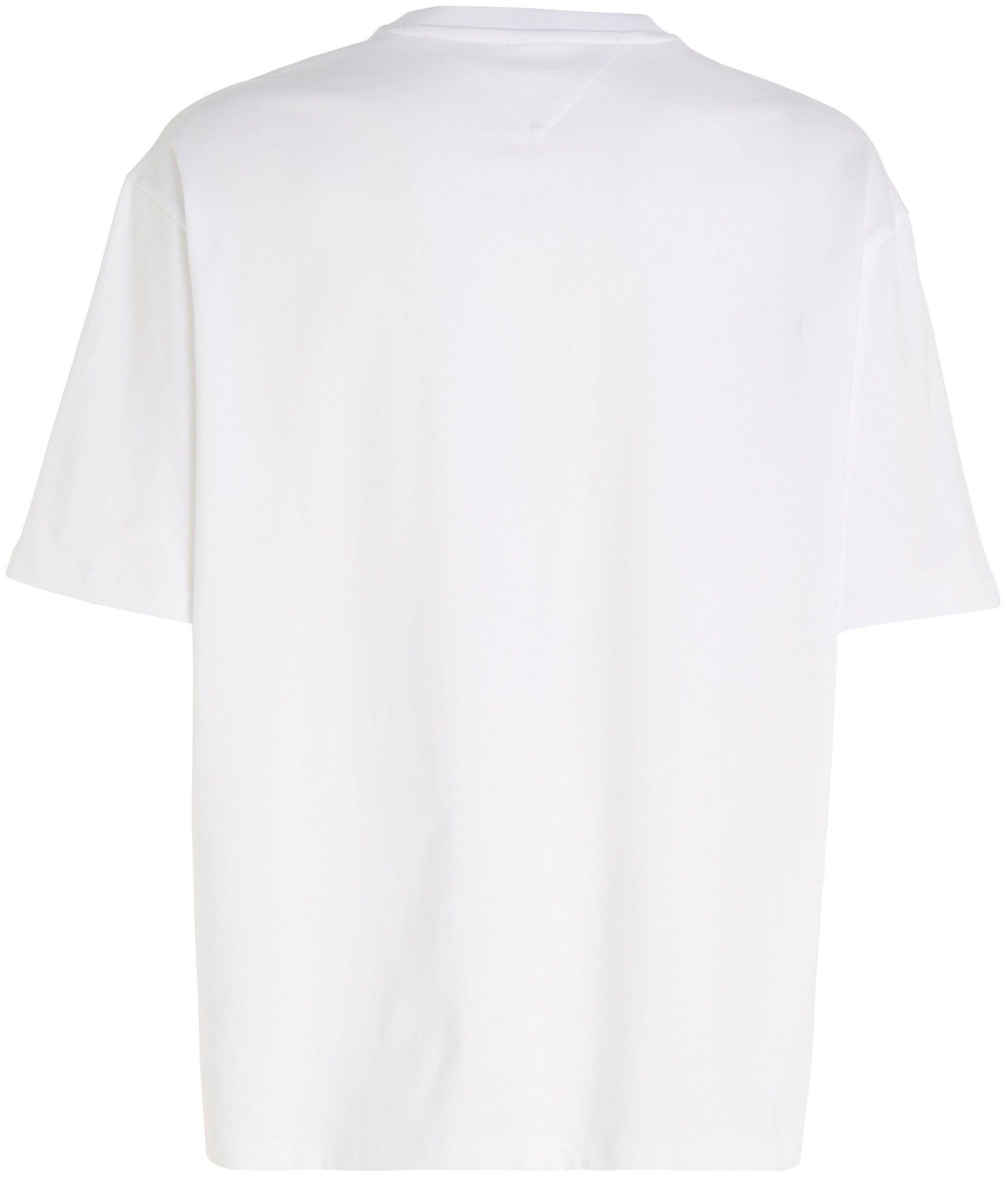 White Jeans BOLD mit Rundhalsausschnitt T-Shirt TJM TEE CLASSICS EXT OVZ Tommy