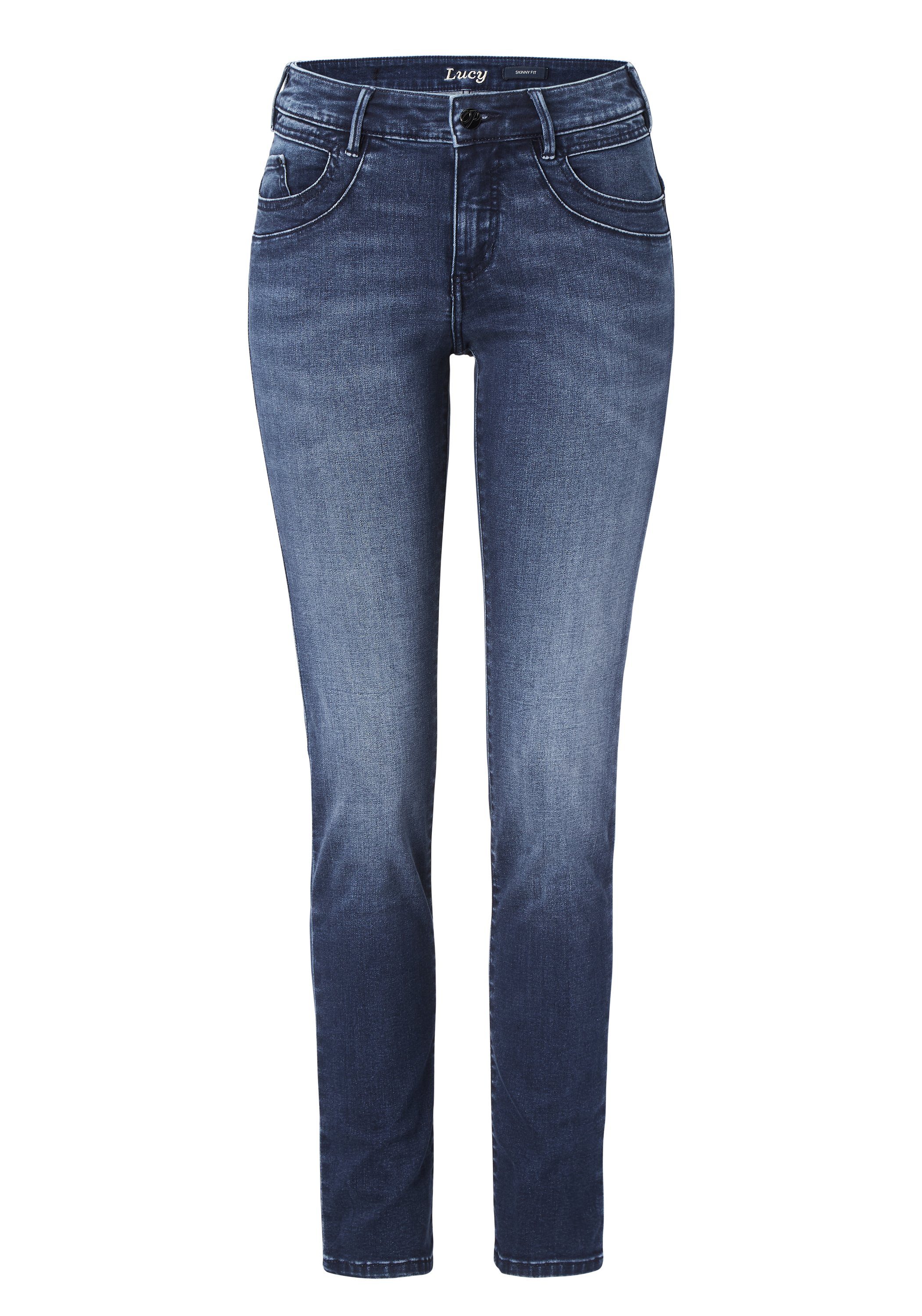 Paddock's Skinny-fit-Jeans LUCY Shape Denim Röhrenjeans mit Stretch