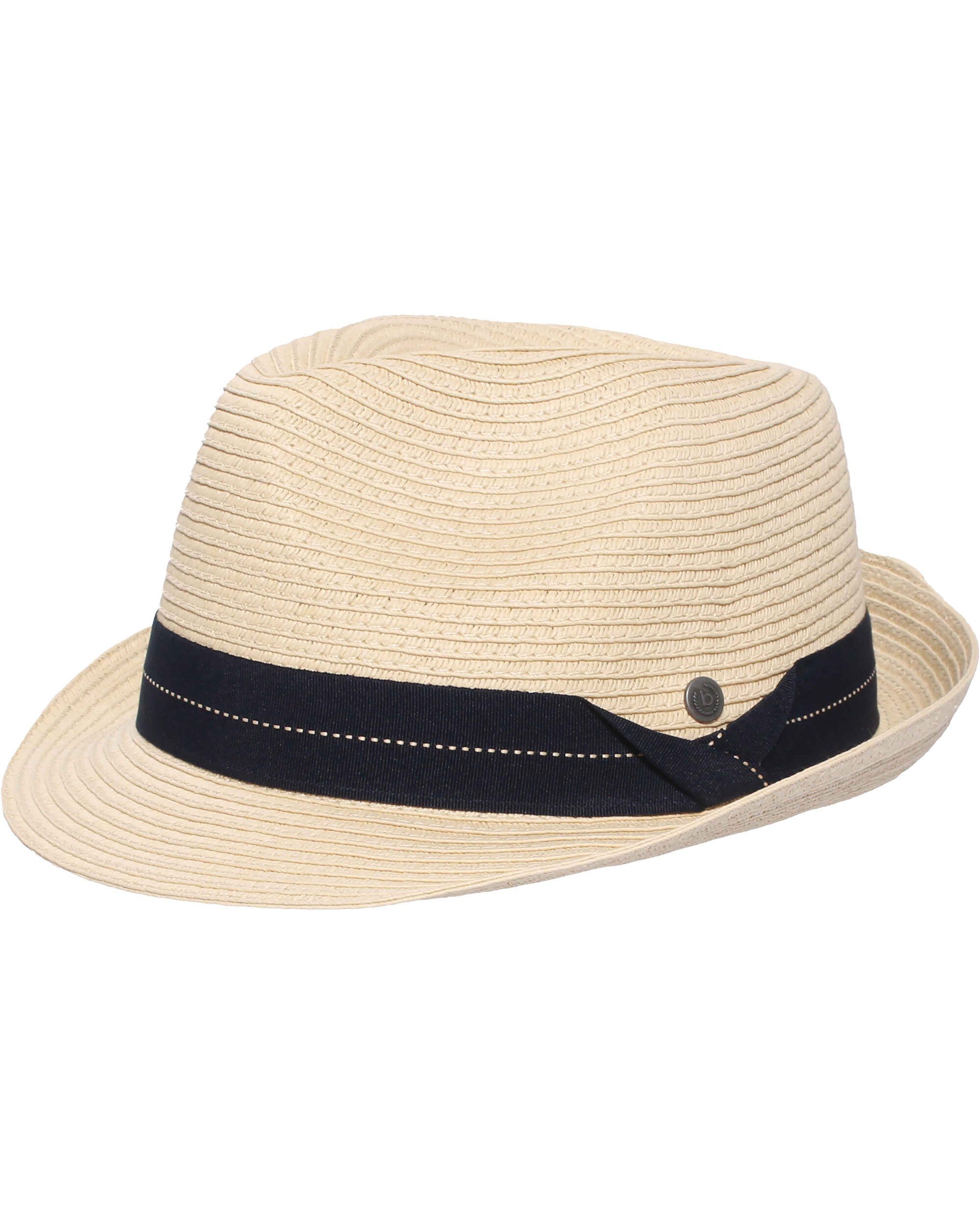 bugatti Fedora Einfarbiger bugatti Trilby für den Sommer mit breitem Hutband (keine)