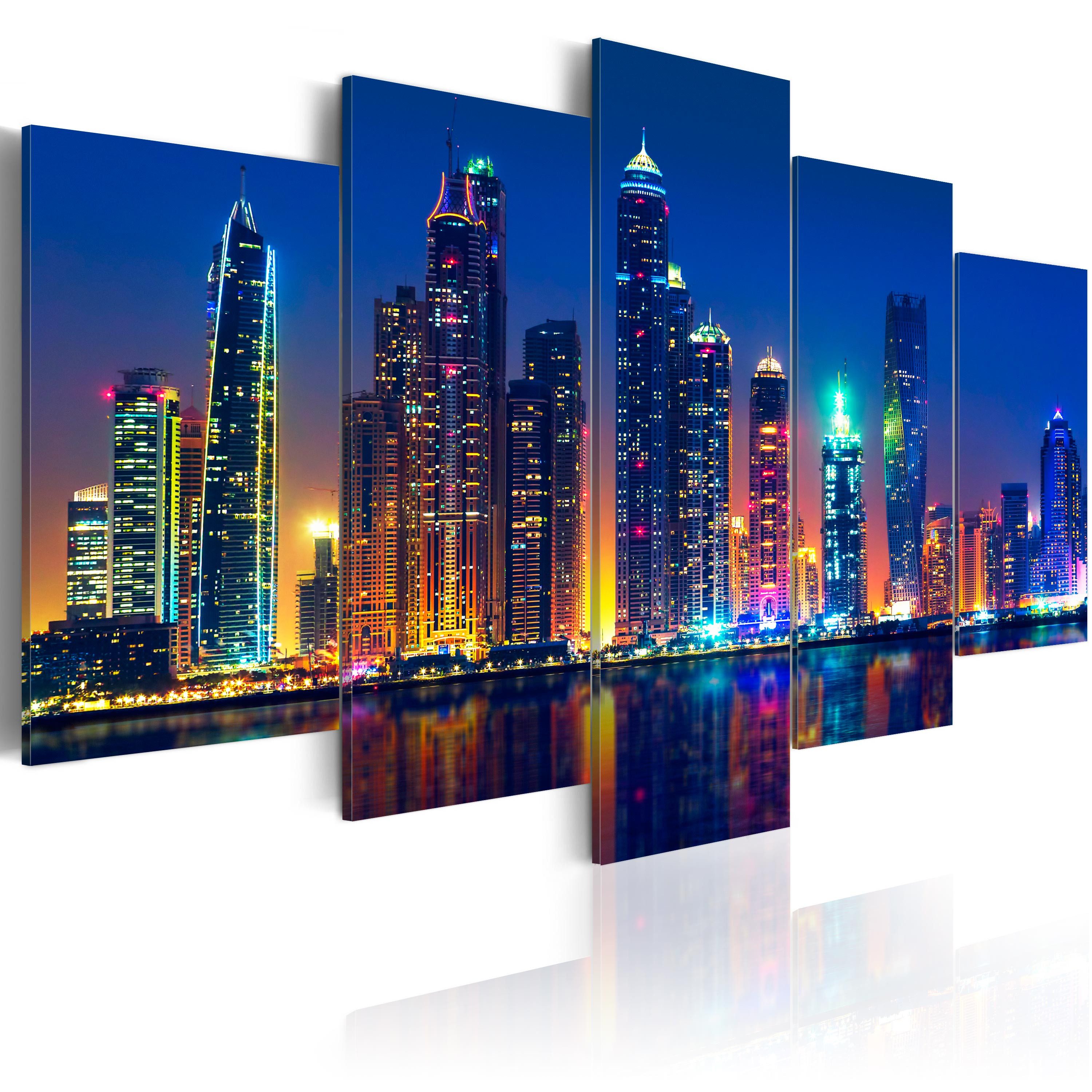 Artgeist Wandbild Nights in Dubai