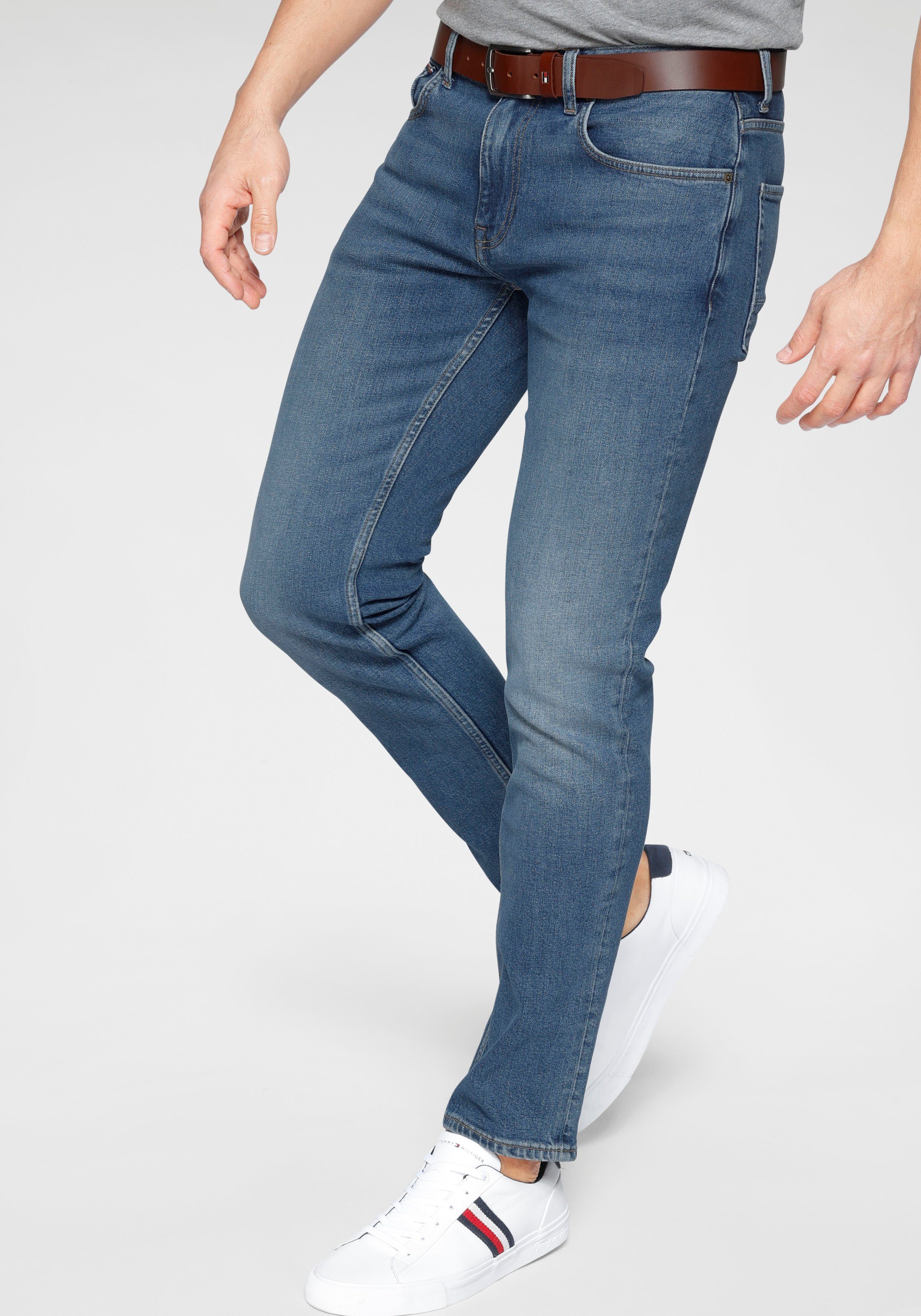 Tommy Hilfiger Straight-Jeans aus Baumwoll-Denim mit Stretch