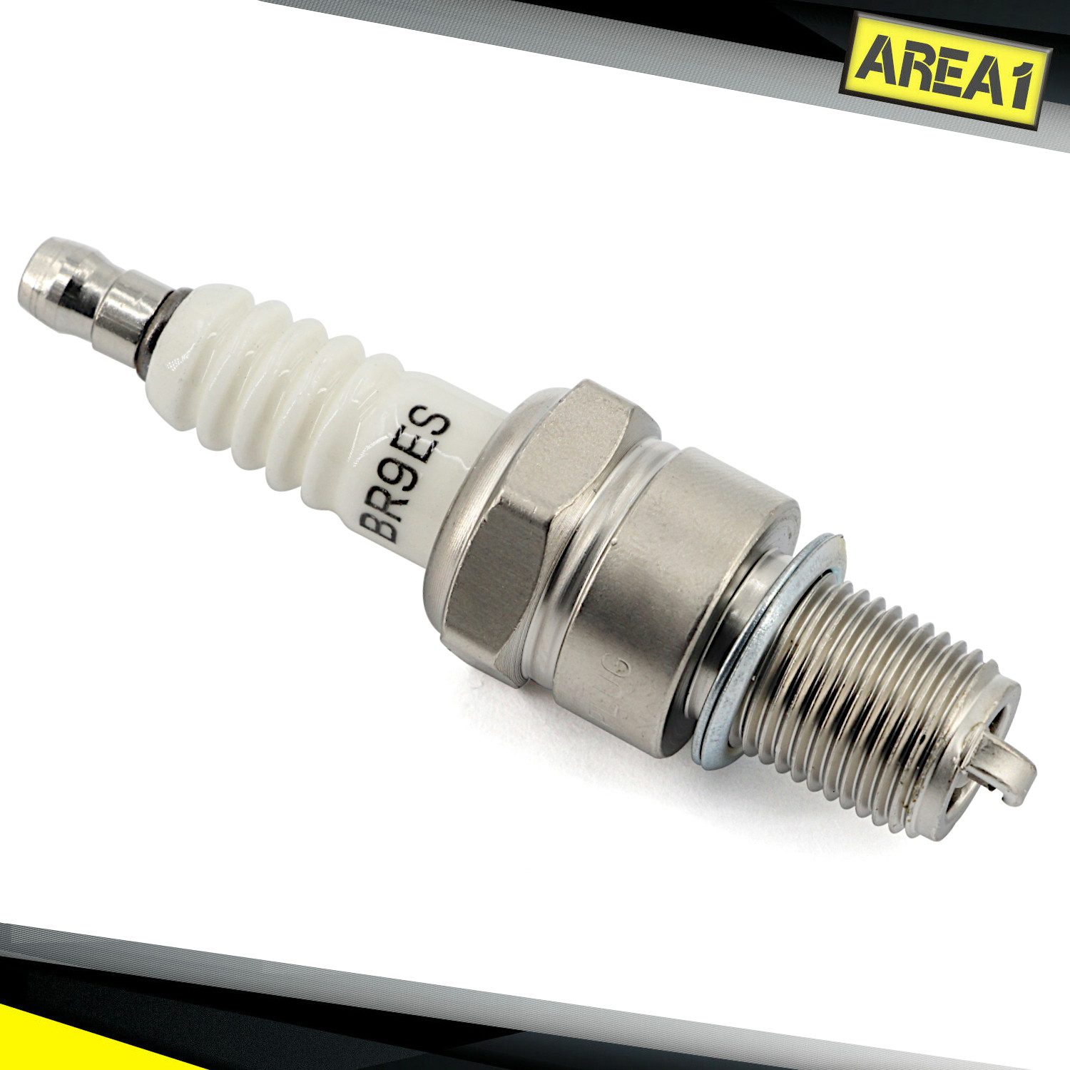Area1 Zündkerze Motorroller Zündkerze Typ BR9ES (entstört), 50-150ccm 2 Takt