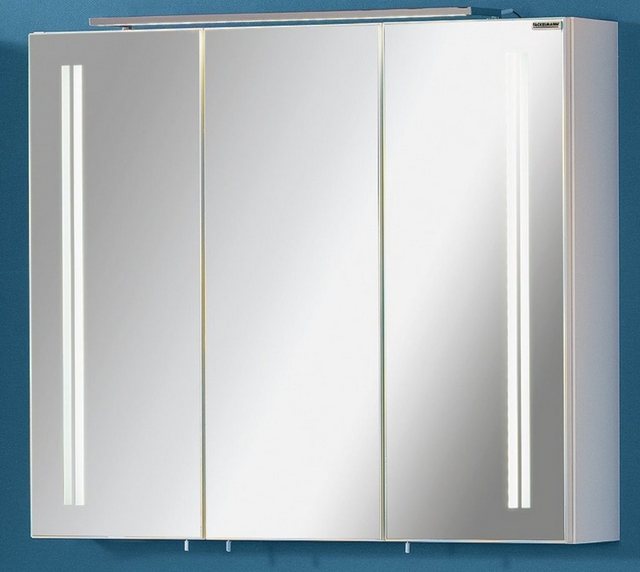 FACKELMANN Badezimmerspiegelschrank “Fackelmann Spiegelschrank LED LG 80 Badschrank”