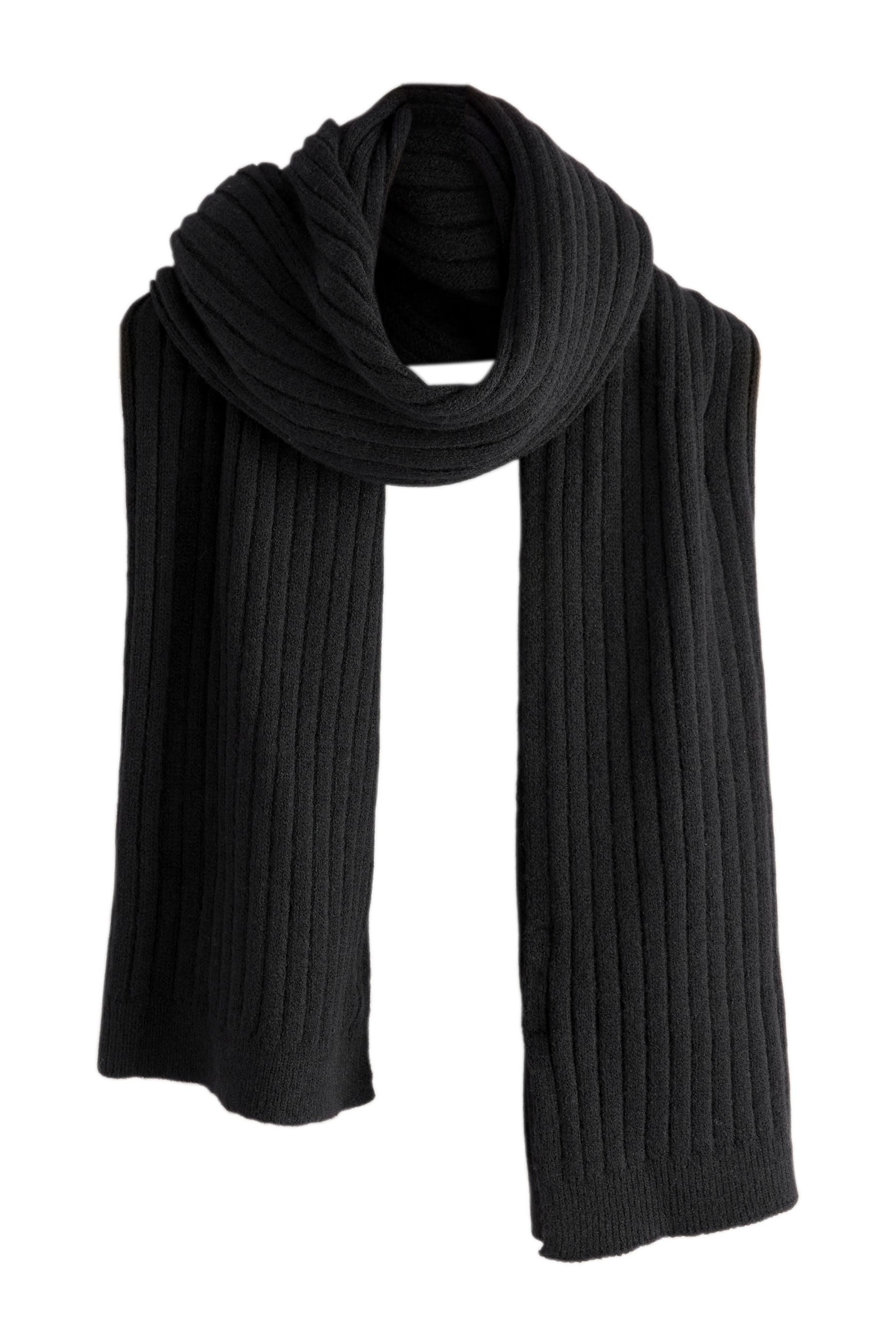 Schal Gerippter Strickschal