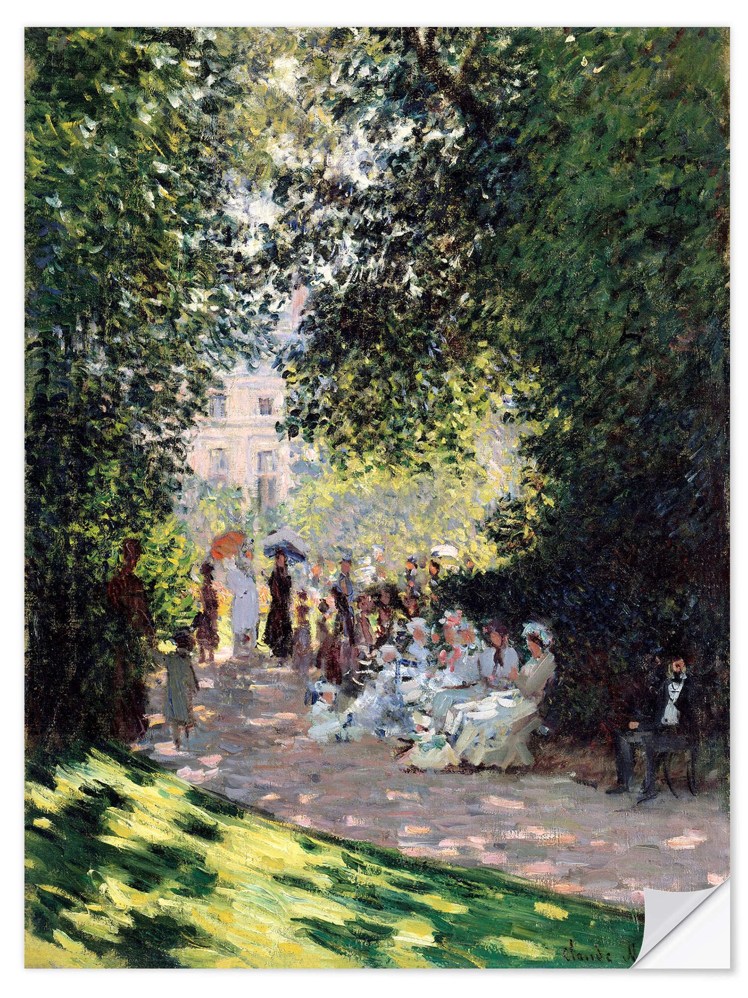 Wandfolie Claude Monet