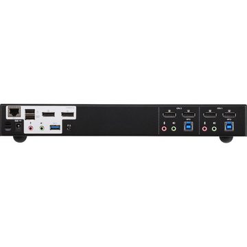 Aten CS1942DP 2-Port USB 3.0 4K DisplayPort Dual Display KVMP Netzwerk-Switch