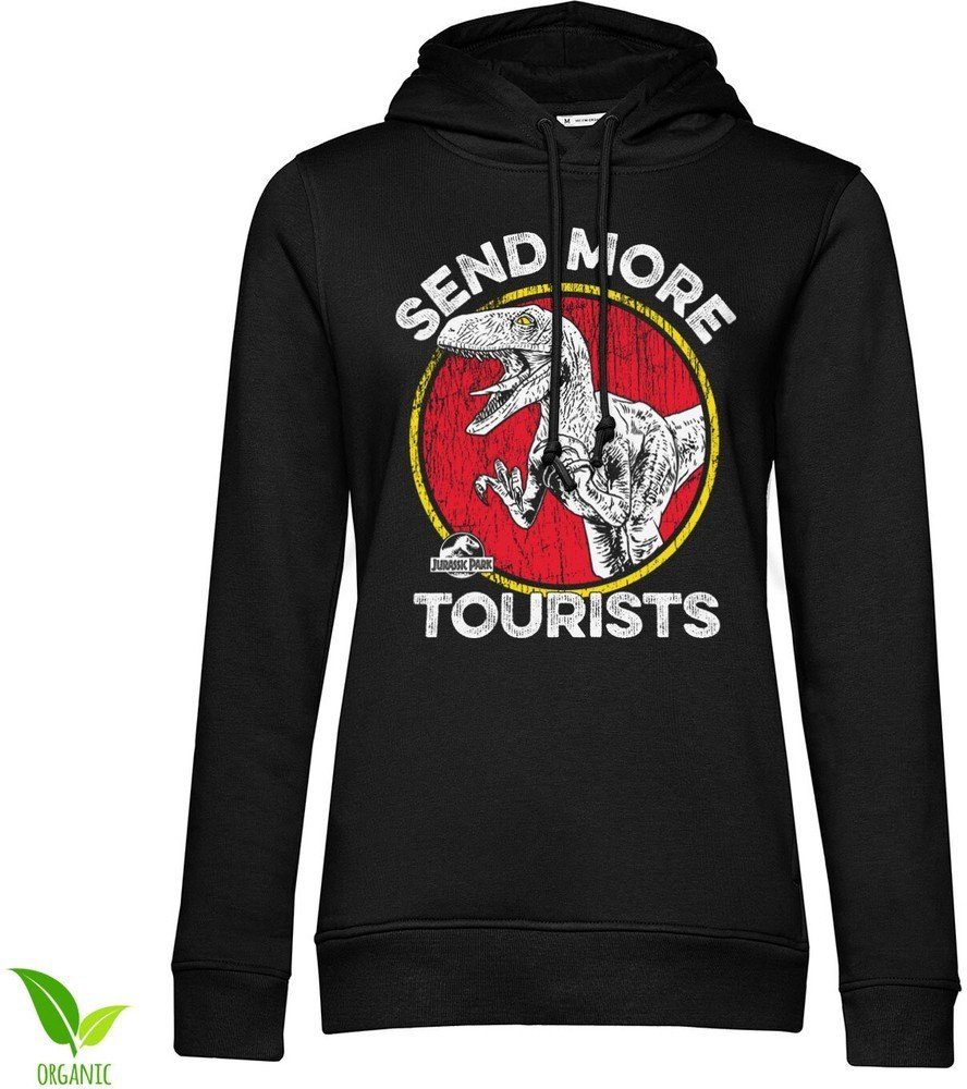 Jurassic Park Kapuzenpullover Herren – Offizielles Merchandise Mit Logo, Schwarz, Größe L