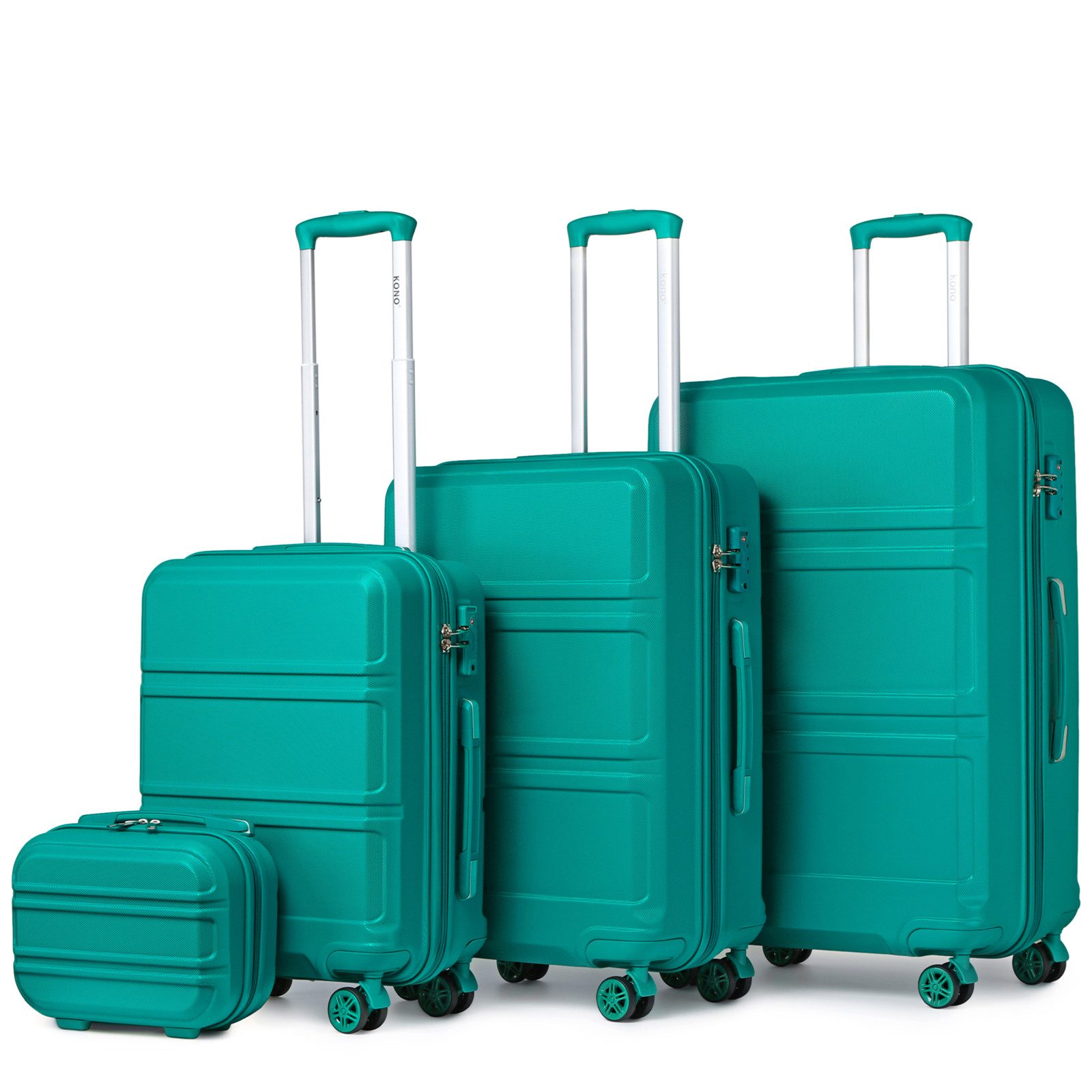 KONO Hartschalen-Trolley mit TSA-Schloss - Reisekoffer günstig online kaufen