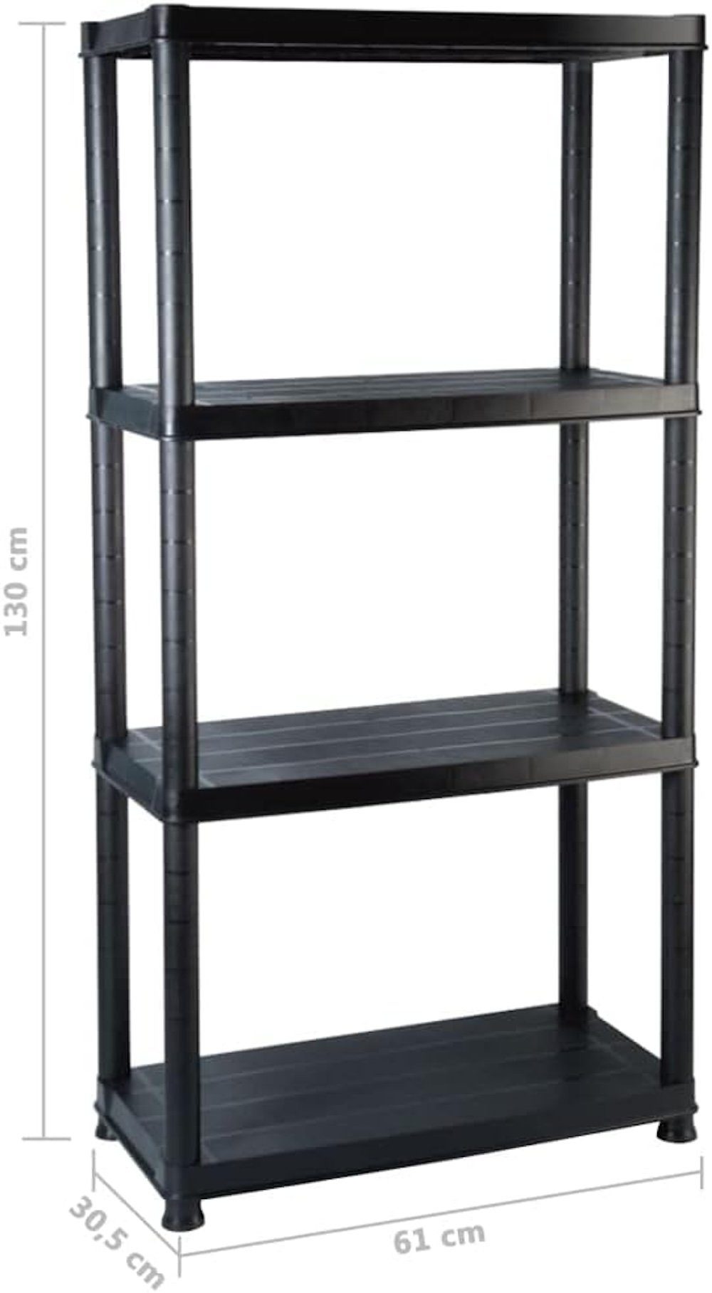 PROREGAL® Standregal Kunststoffregal PANTHER, HxBxT 135x60x30cm, günstig online kaufen