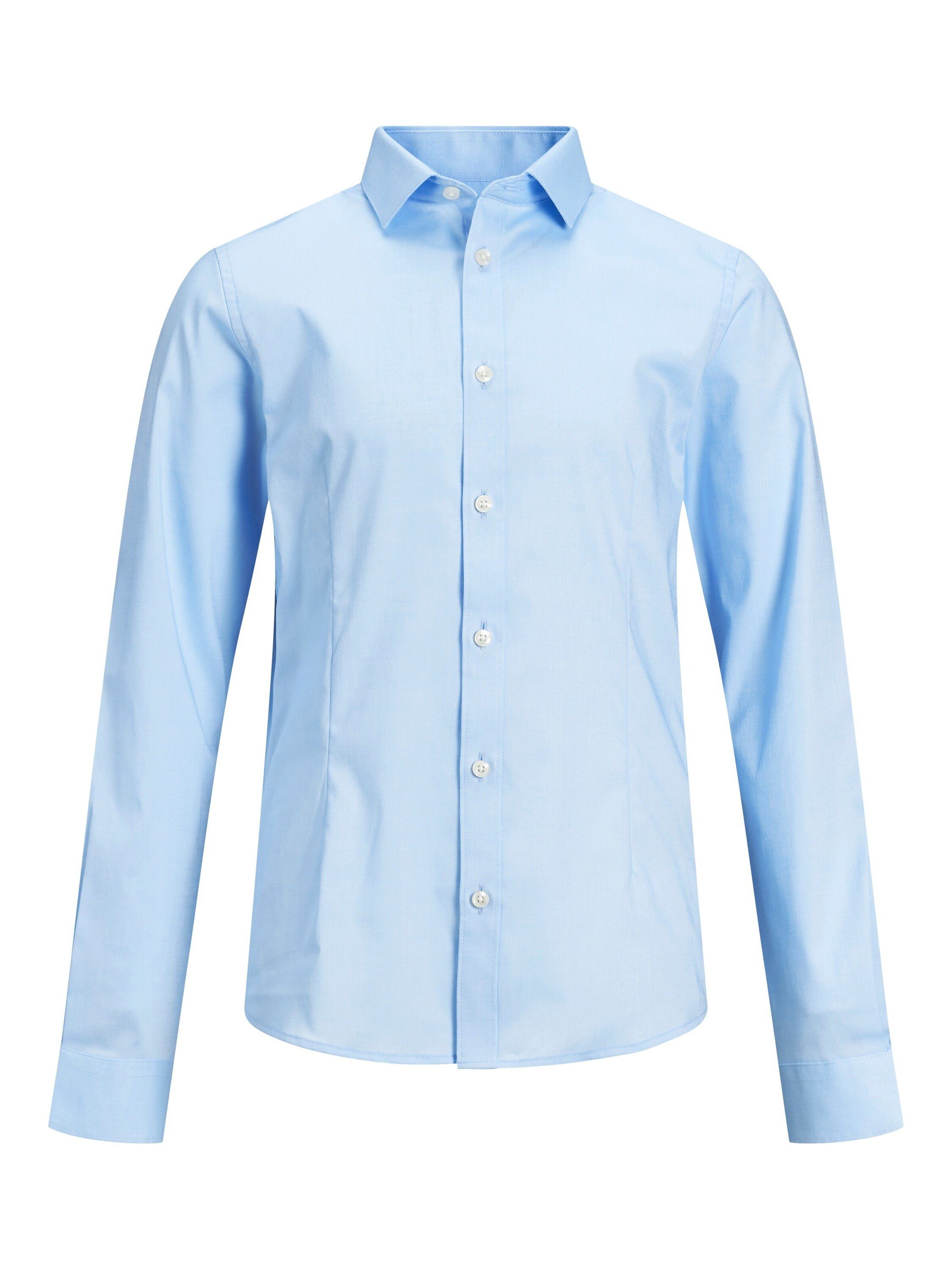 Jack & Jones Junior Langarmhemd Parma (1-tlg) cashmere blue