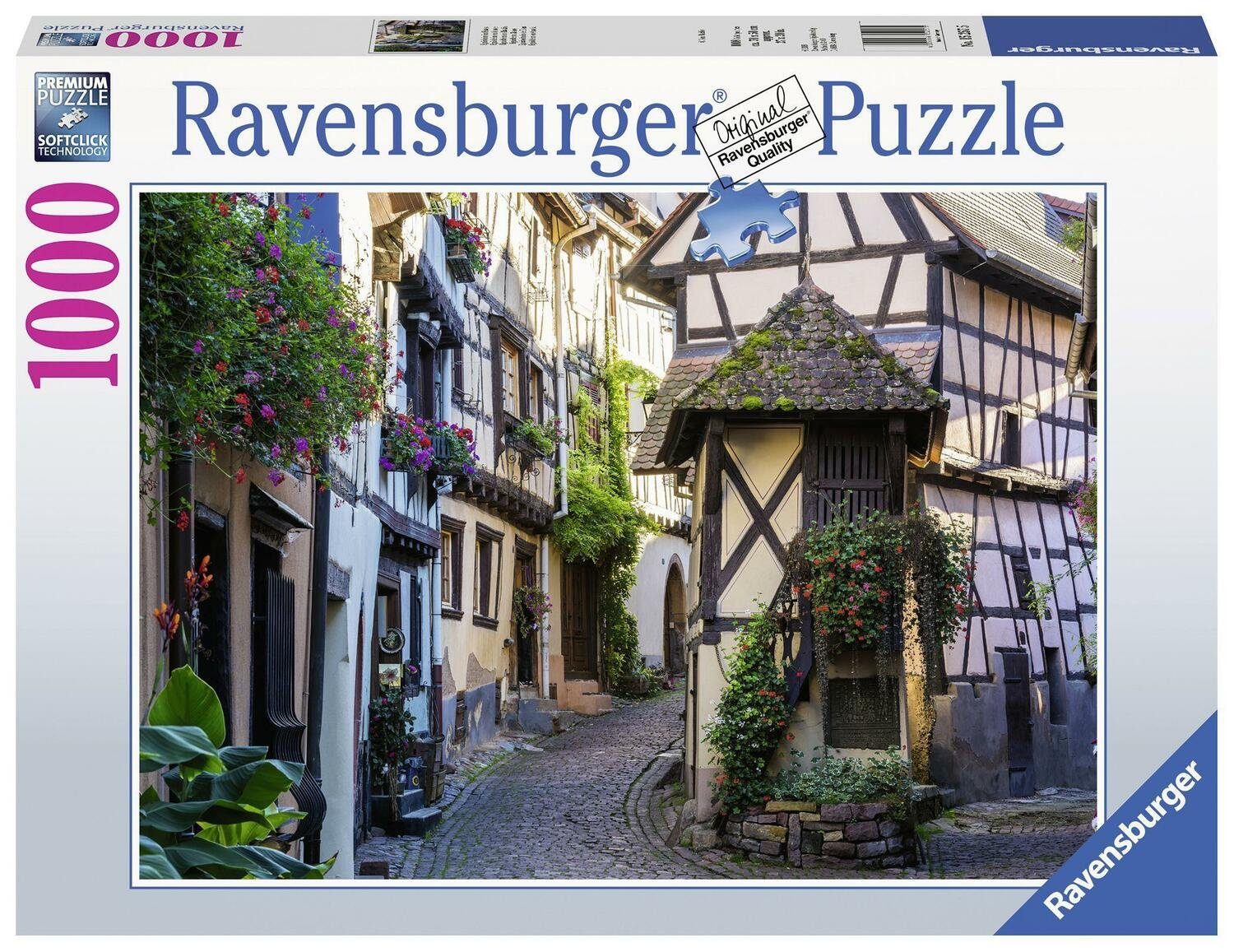 1000 Eguisheim 1000 Ravensburger Elsass Puzzle im Teile, Puzzle Puzzleteile